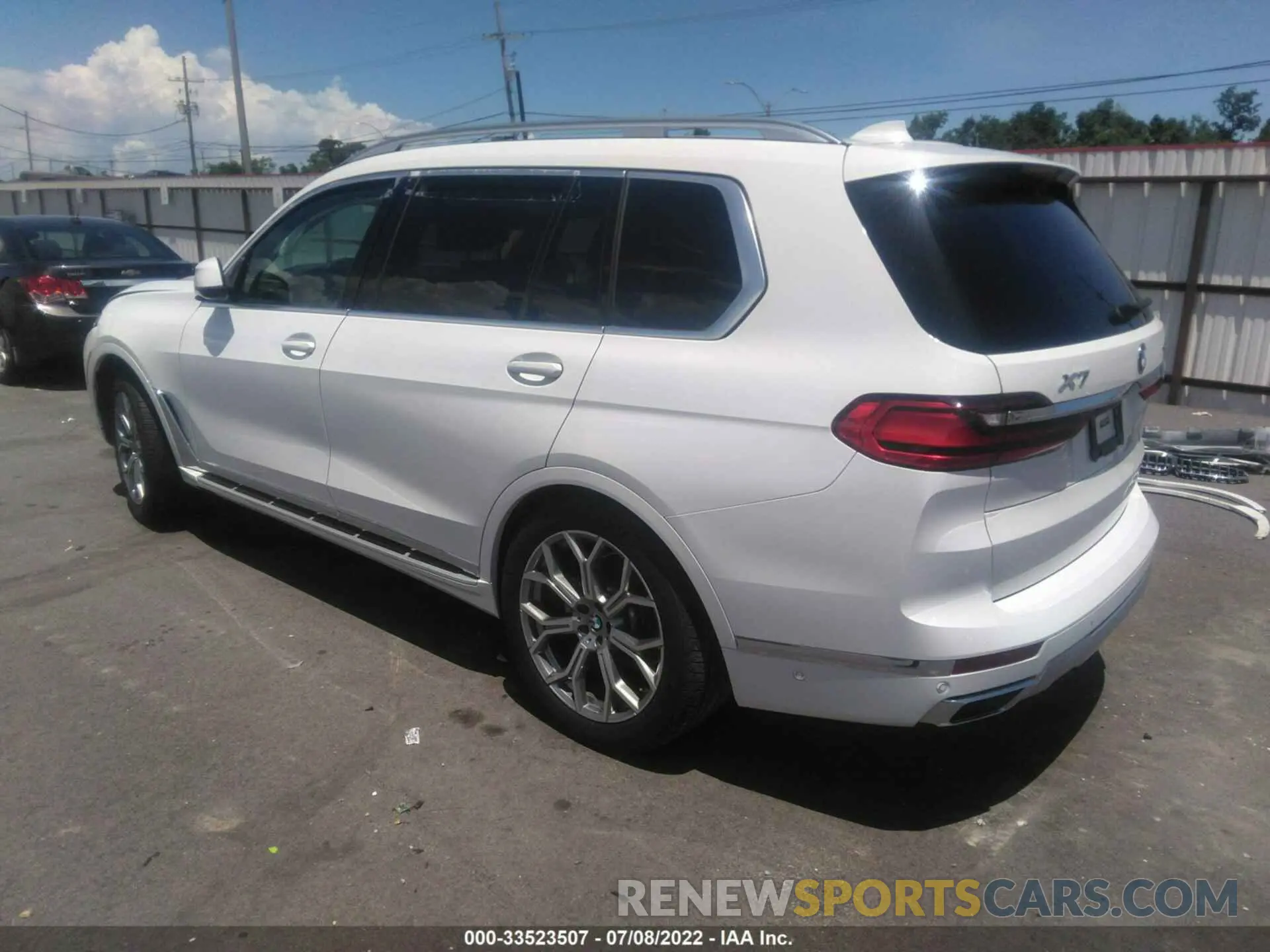 3 fotografías del automóvil dañado 5UXCW2C00L9B23348 BMW X7 2020