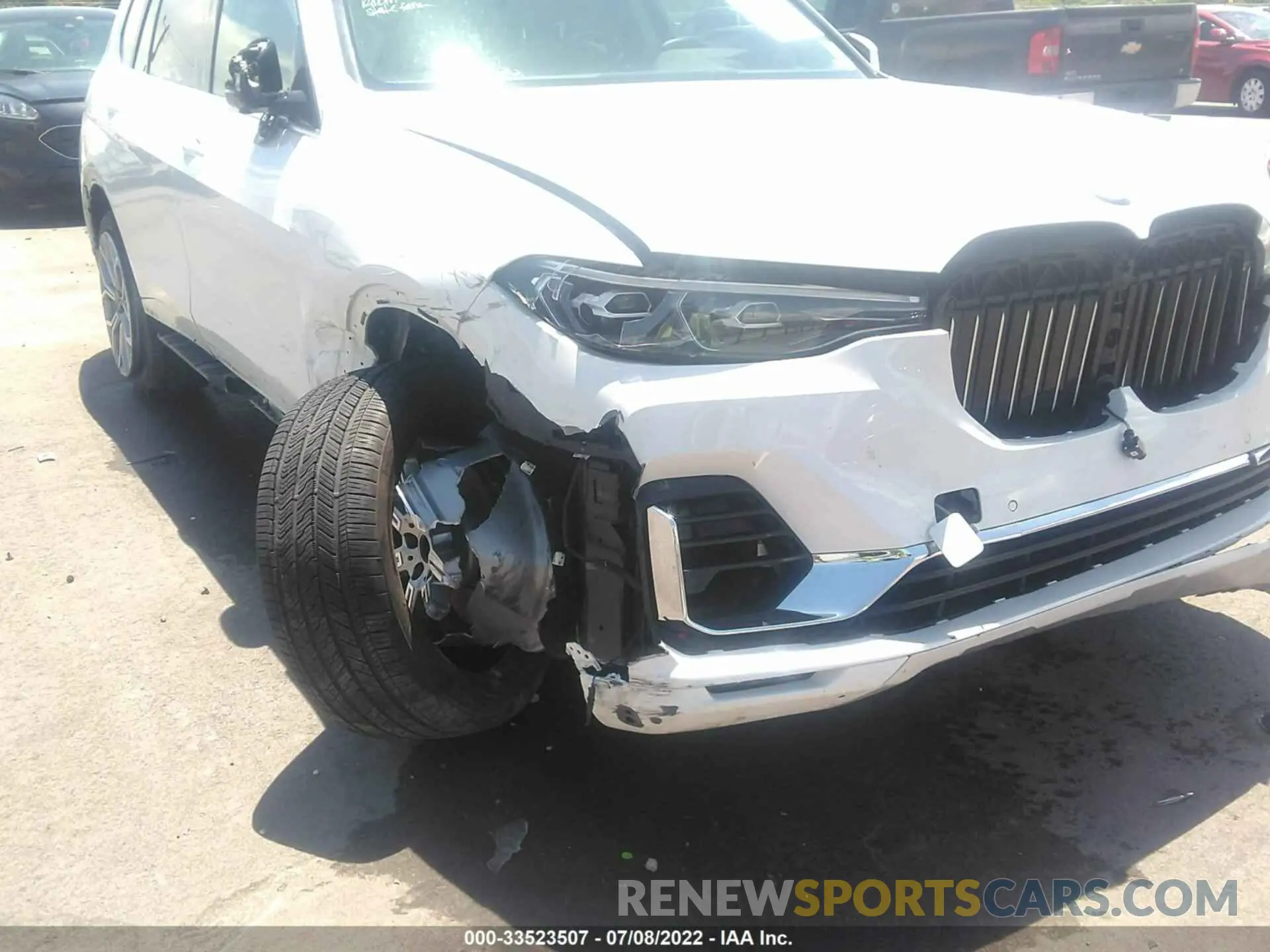 6 fotografías del automóvil dañado 5UXCW2C00L9B23348 BMW X7 2020