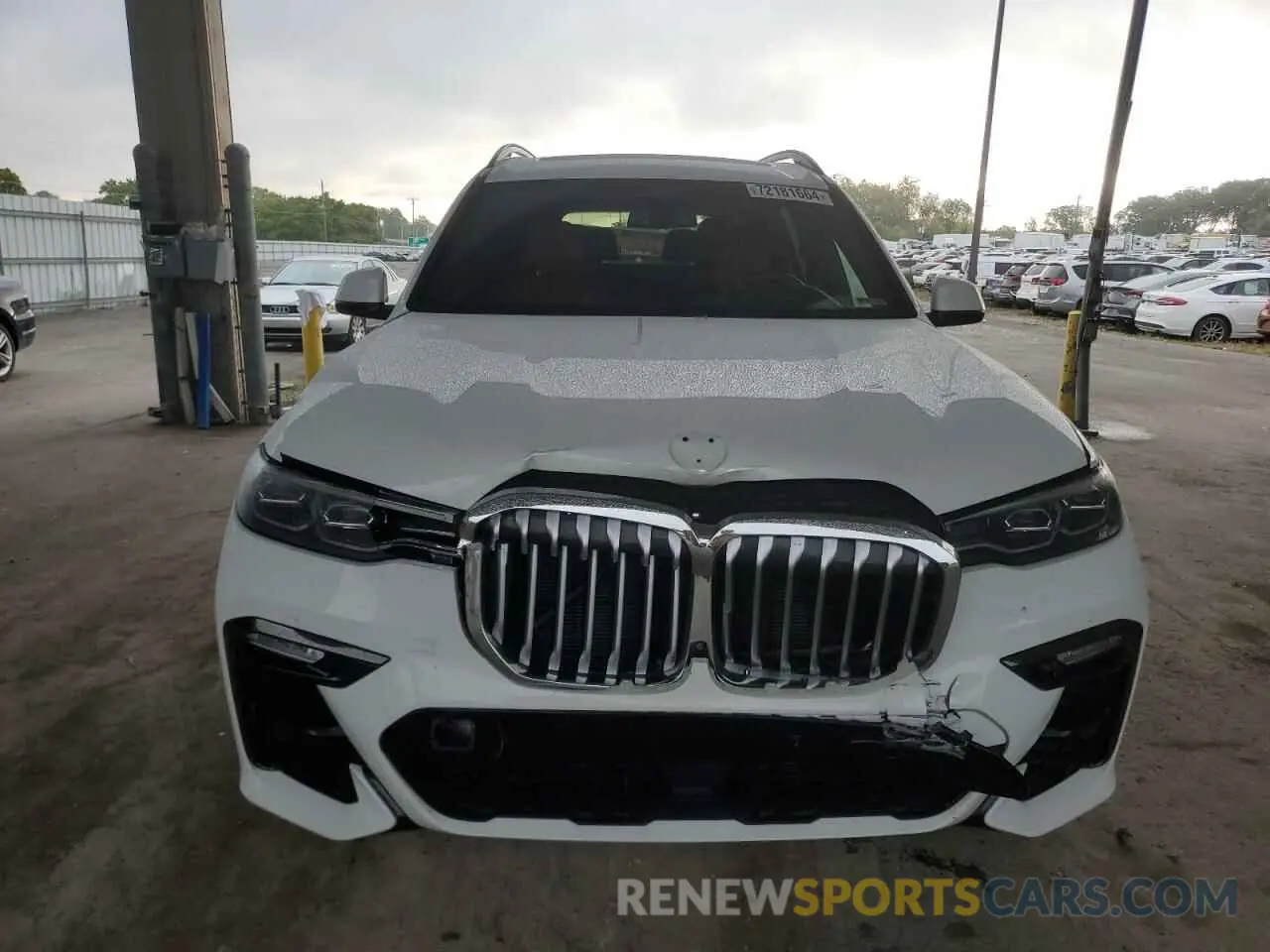 5 fotografías del automóvil dañado 5UXCW2C01L9A02912 BMW X7 2020