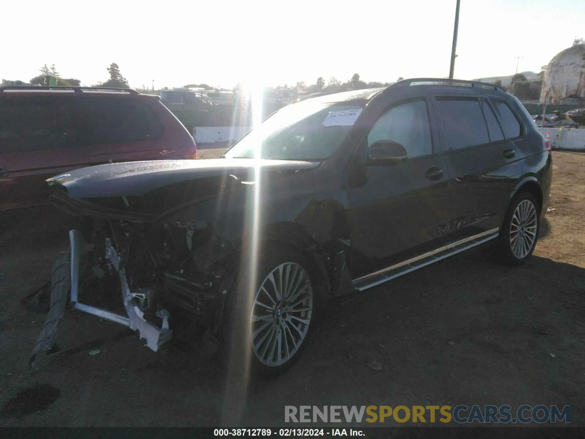 2 fotografías del automóvil dañado 5UXCW2C01L9C64039 BMW X7 2020