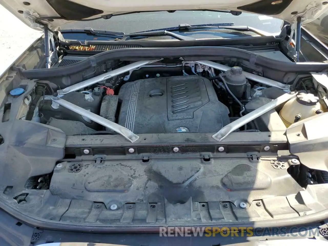 12 fotografías del automóvil dañado 5UXCW2C02L9A01946 BMW X7 2020