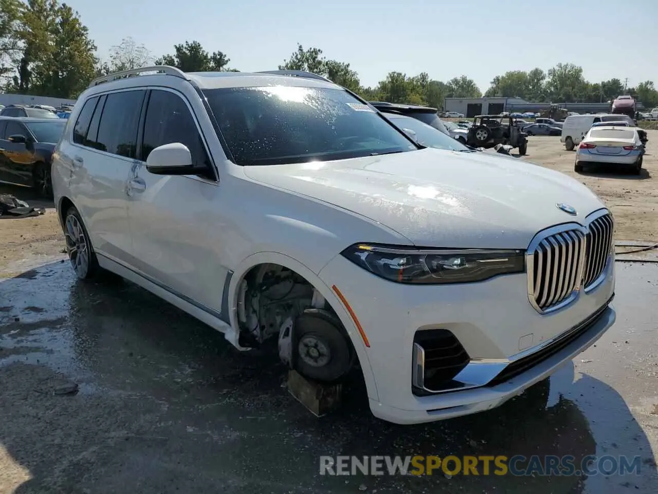 4 fotografías del automóvil dañado 5UXCW2C02L9A01946 BMW X7 2020