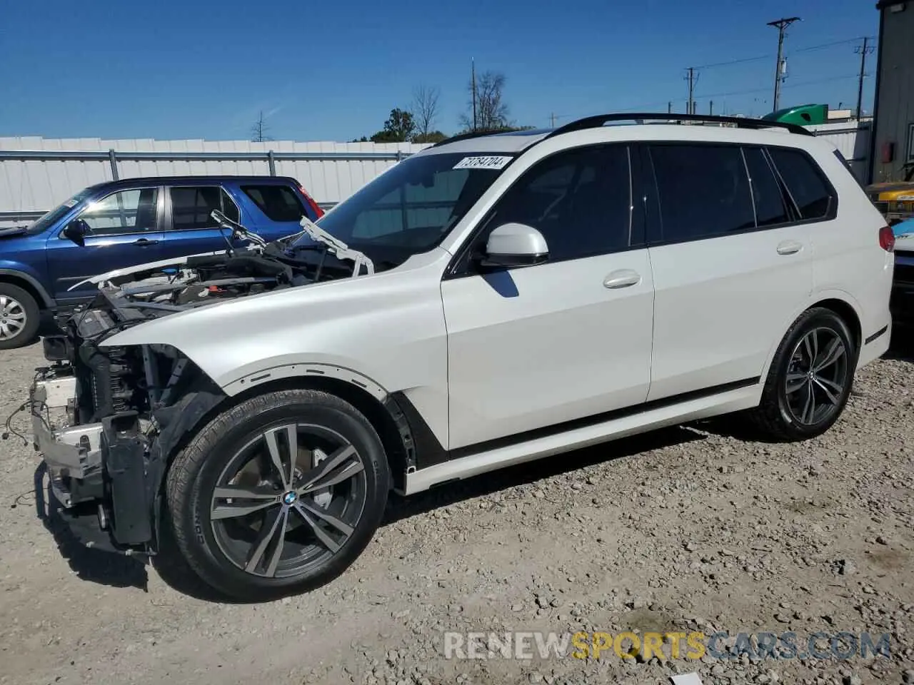 1 fotografías del automóvil dañado 5UXCW2C02L9B46775 BMW X7 2020