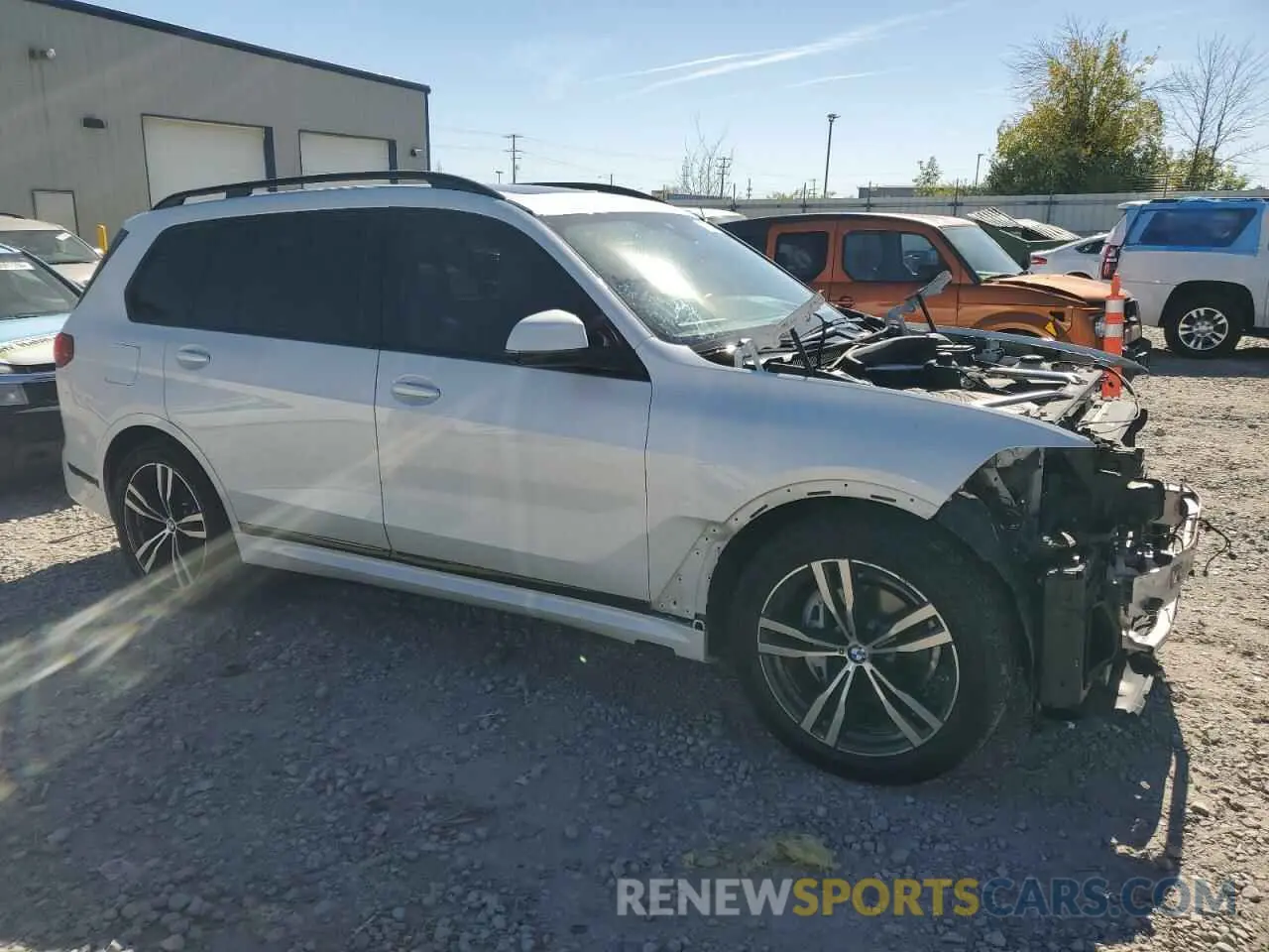 4 fotografías del automóvil dañado 5UXCW2C02L9B46775 BMW X7 2020