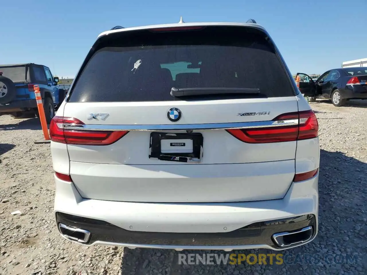 6 fotografías del automóvil dañado 5UXCW2C02L9B46775 BMW X7 2020