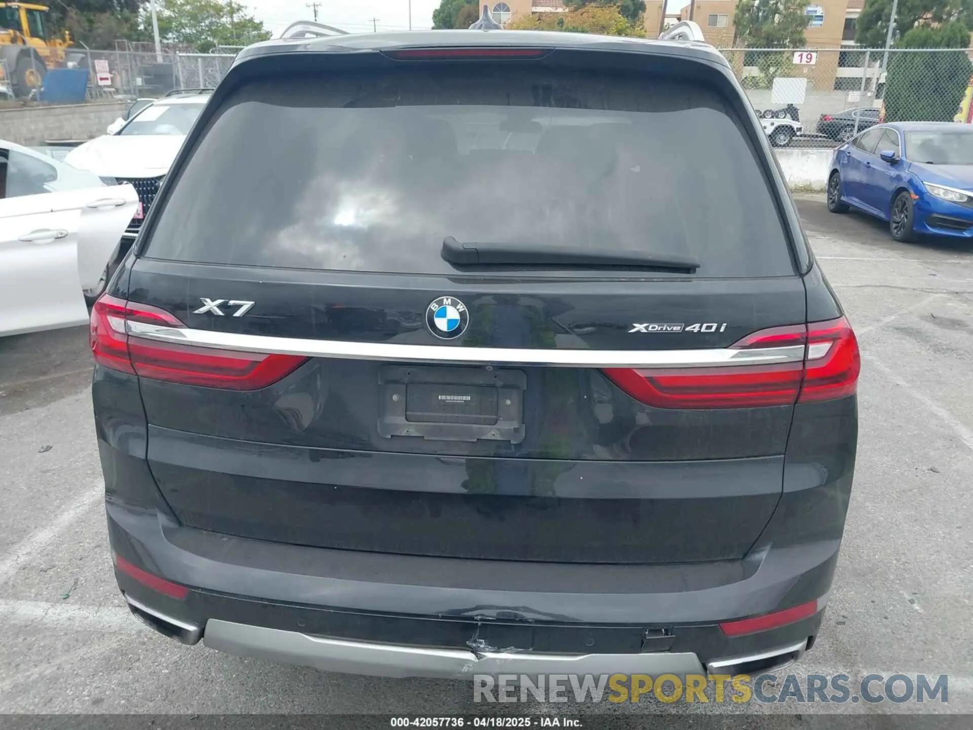 15 fotografías del automóvil dañado 5UXCW2C03L9A00546 BMW X7 2020