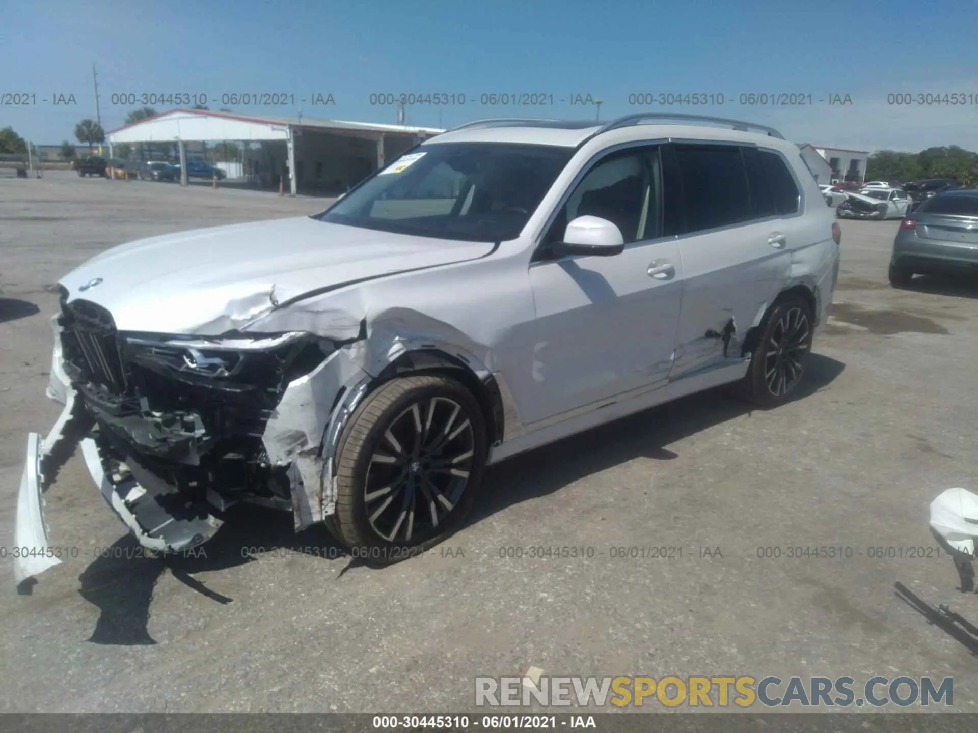 2 fotografías del automóvil dañado 5UXCW2C04L9A00586 BMW X7 2020
