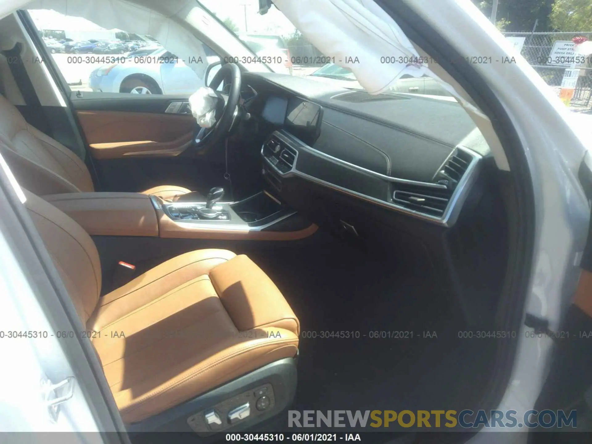 5 fotografías del automóvil dañado 5UXCW2C04L9A00586 BMW X7 2020