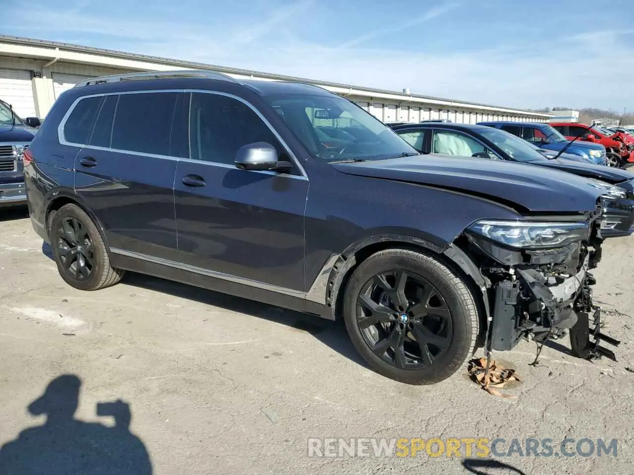 4 fotografías del automóvil dañado 5UXCW2C04L9B07413 BMW X7 2020