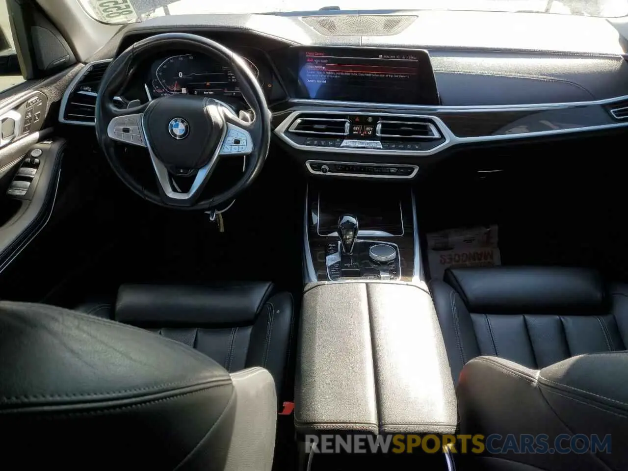 8 fotografías del automóvil dañado 5UXCW2C04L9B07413 BMW X7 2020