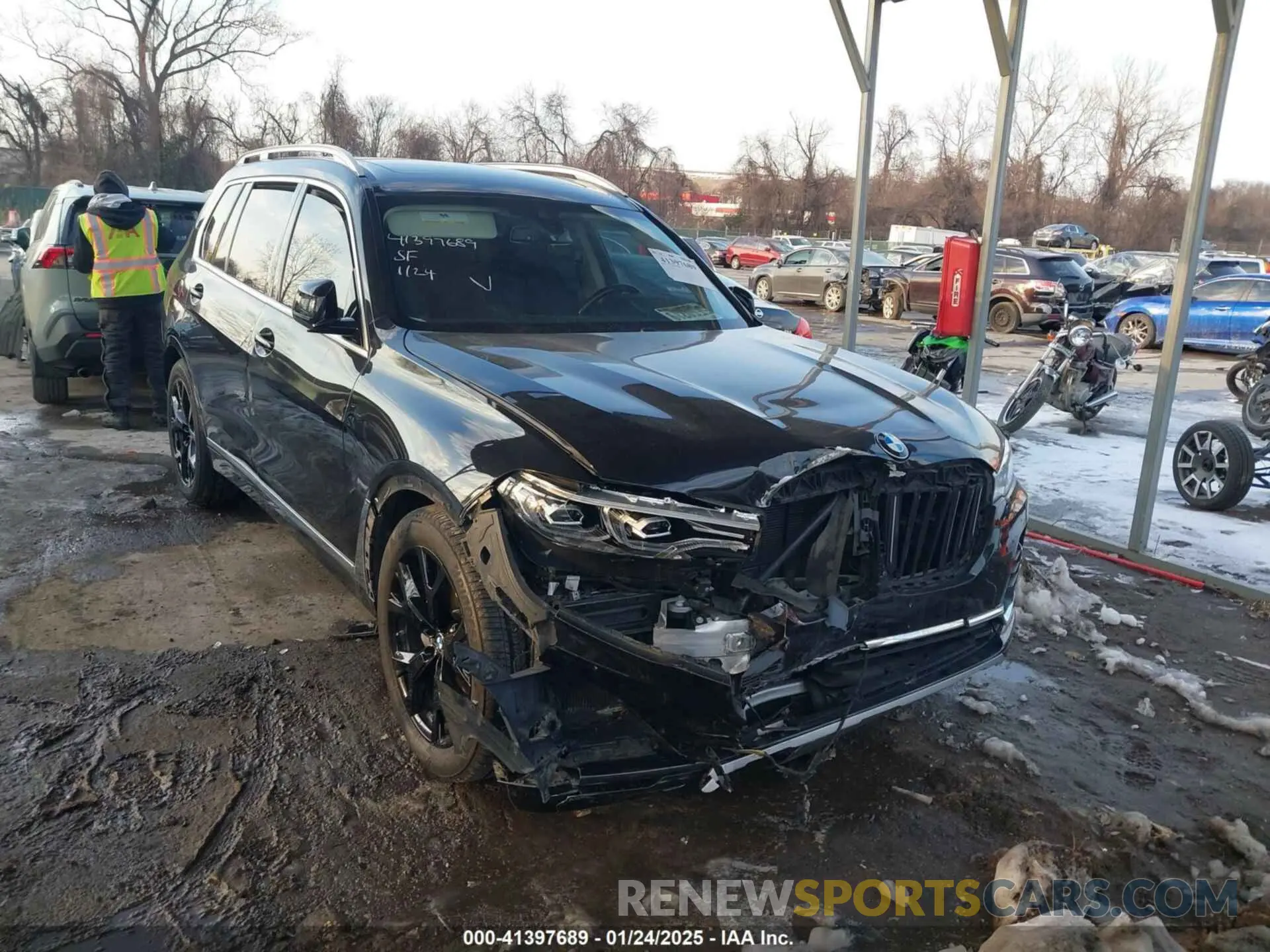 12 fotografías del automóvil dañado 5UXCW2C04L9B58734 BMW X7 2020