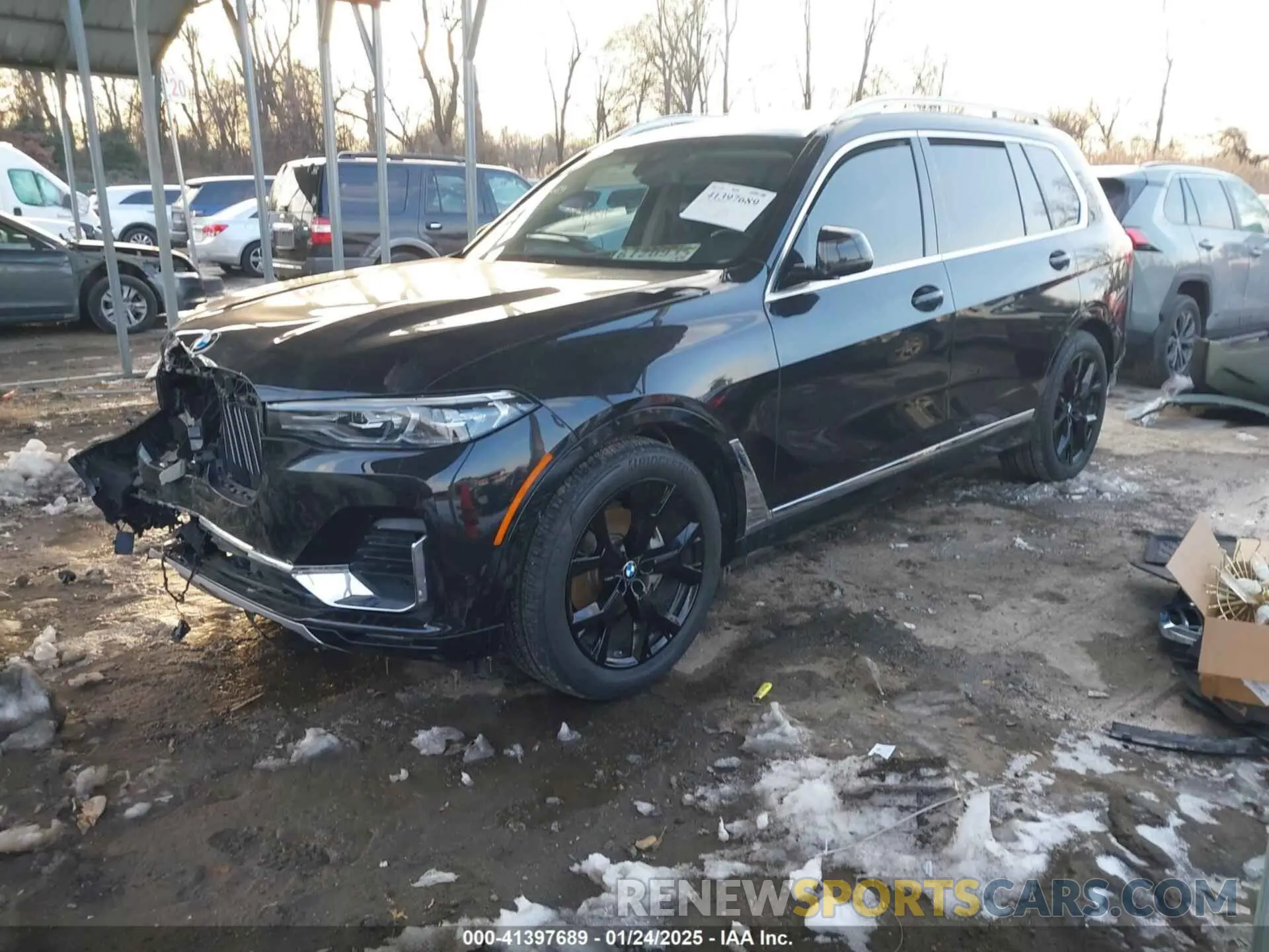 2 fotografías del automóvil dañado 5UXCW2C04L9B58734 BMW X7 2020