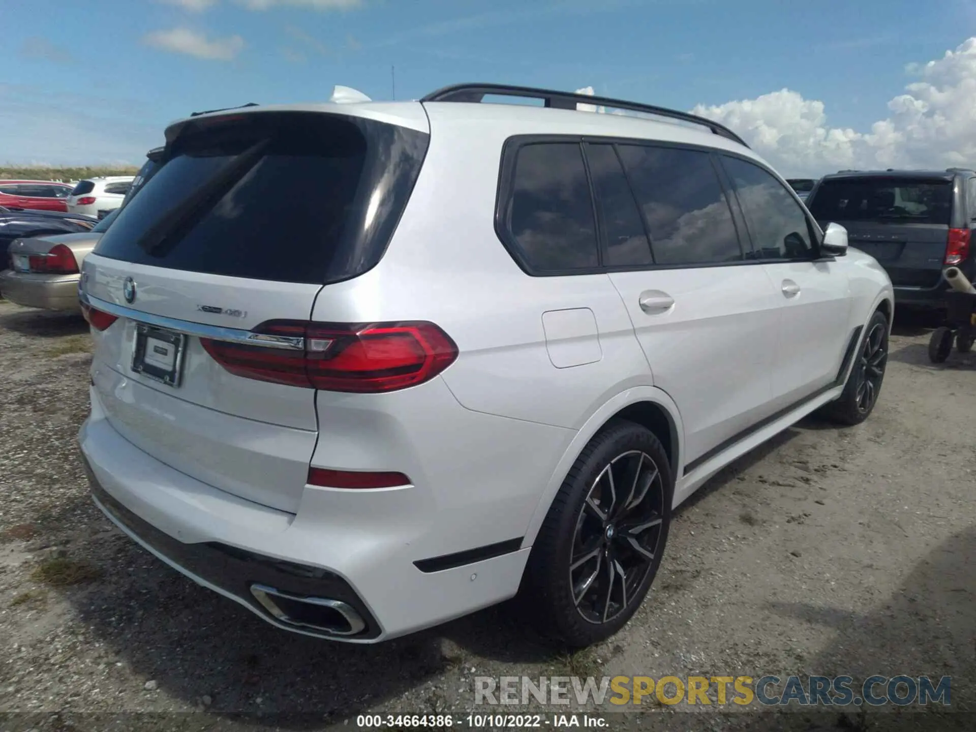 4 fotografías del automóvil dañado 5UXCW2C06L9C57409 BMW X7 2020