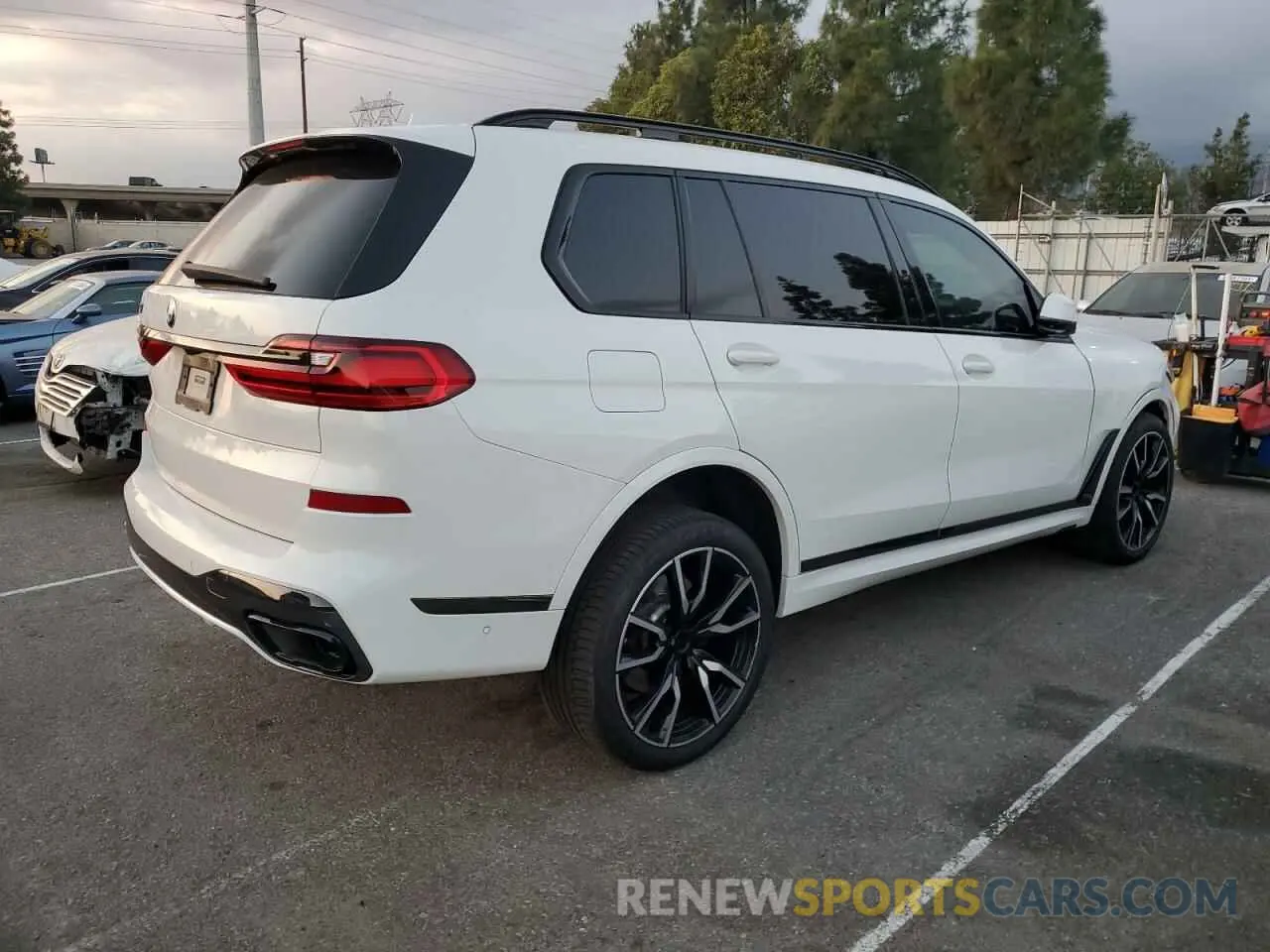 3 fotografías del automóvil dañado 5UXCW2C07L9A02753 BMW X7 2020