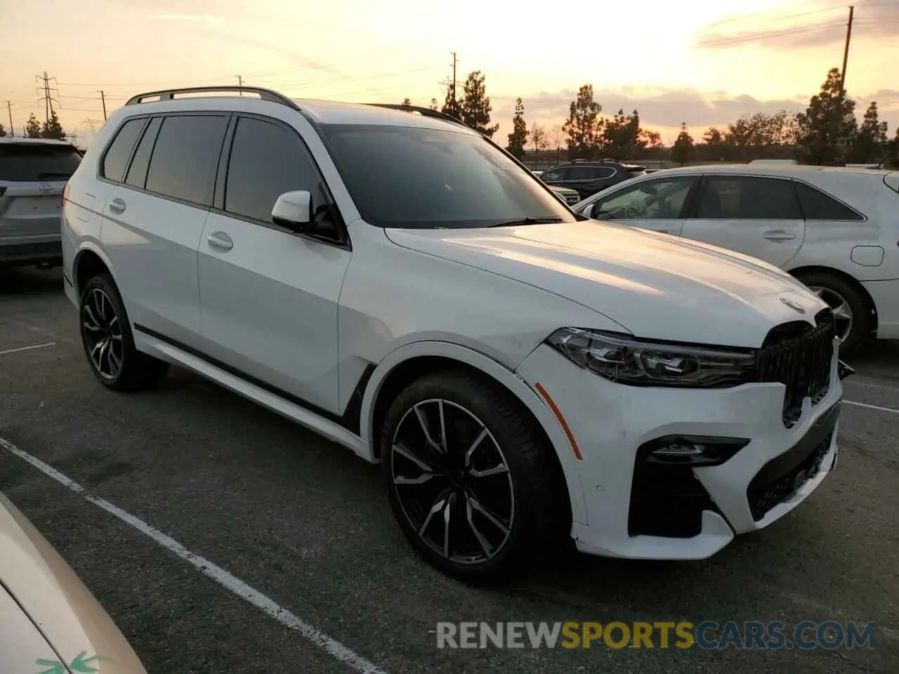 4 fotografías del automóvil dañado 5UXCW2C07L9A02753 BMW X7 2020