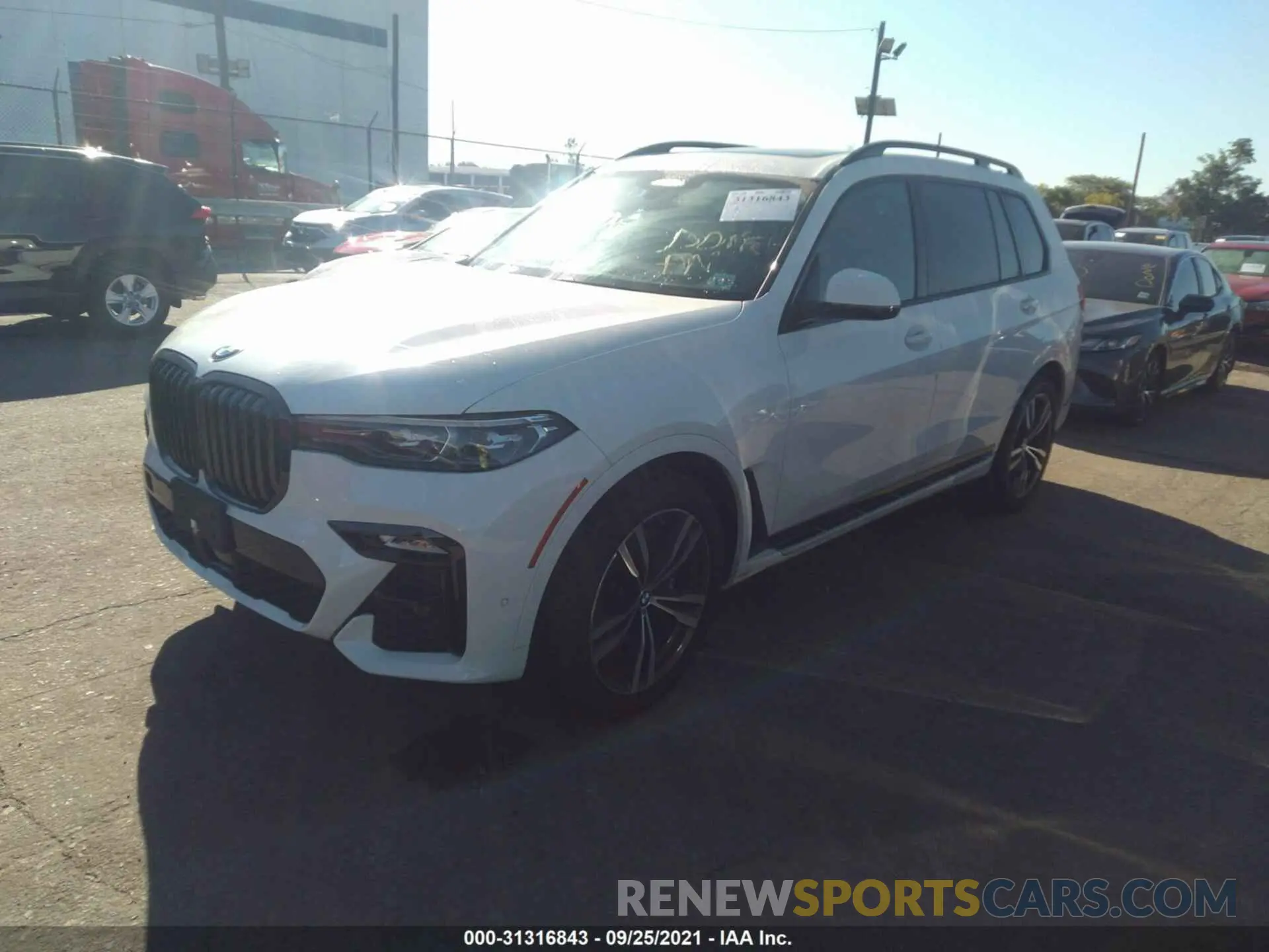 2 fotografías del automóvil dañado 5UXCW2C07L9C55782 BMW X7 2020