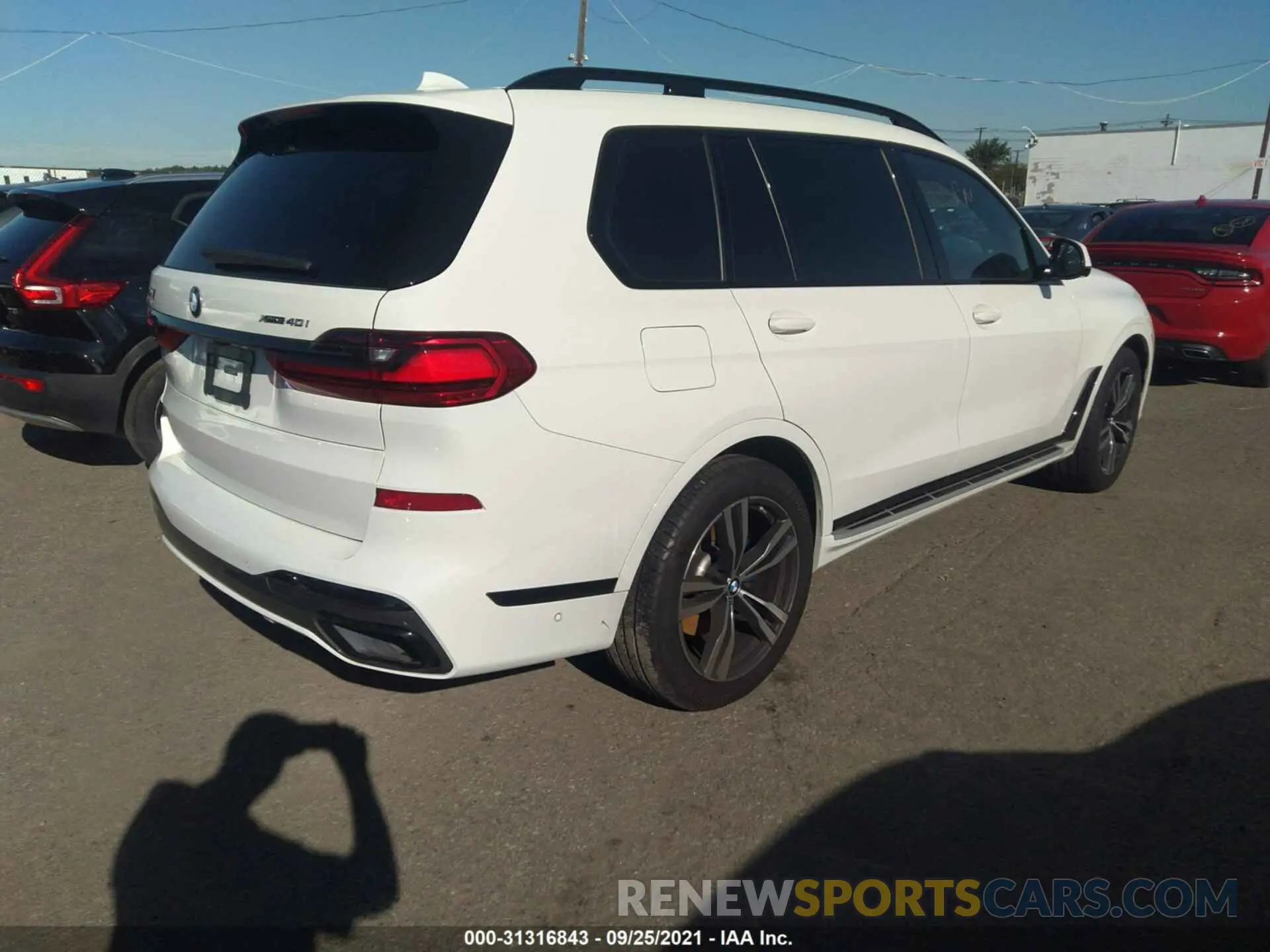 4 fotografías del automóvil dañado 5UXCW2C07L9C55782 BMW X7 2020
