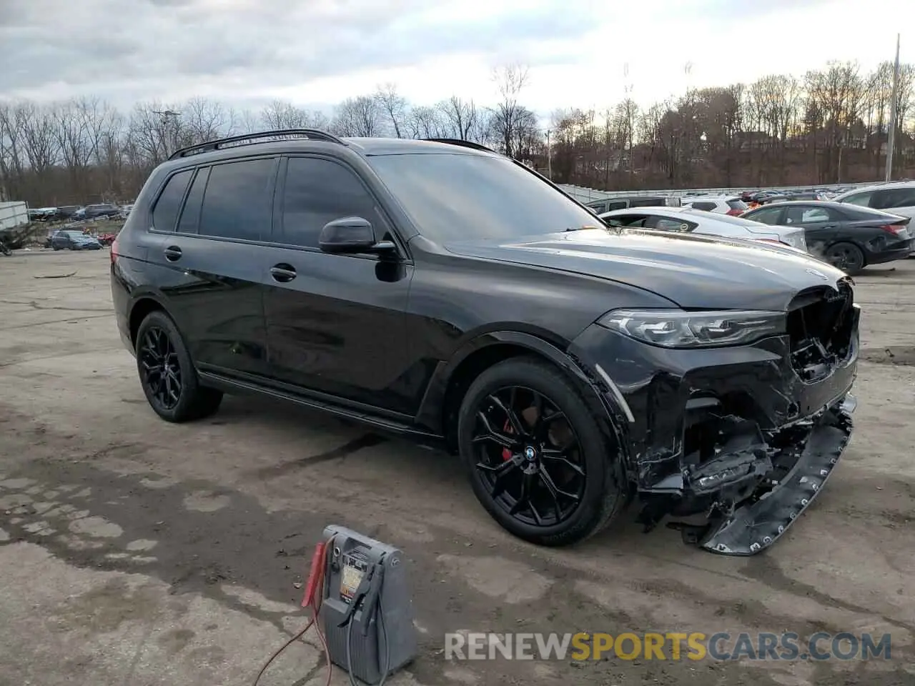 4 fotografías del automóvil dañado 5UXCW2C08L9B52077 BMW X7 2020