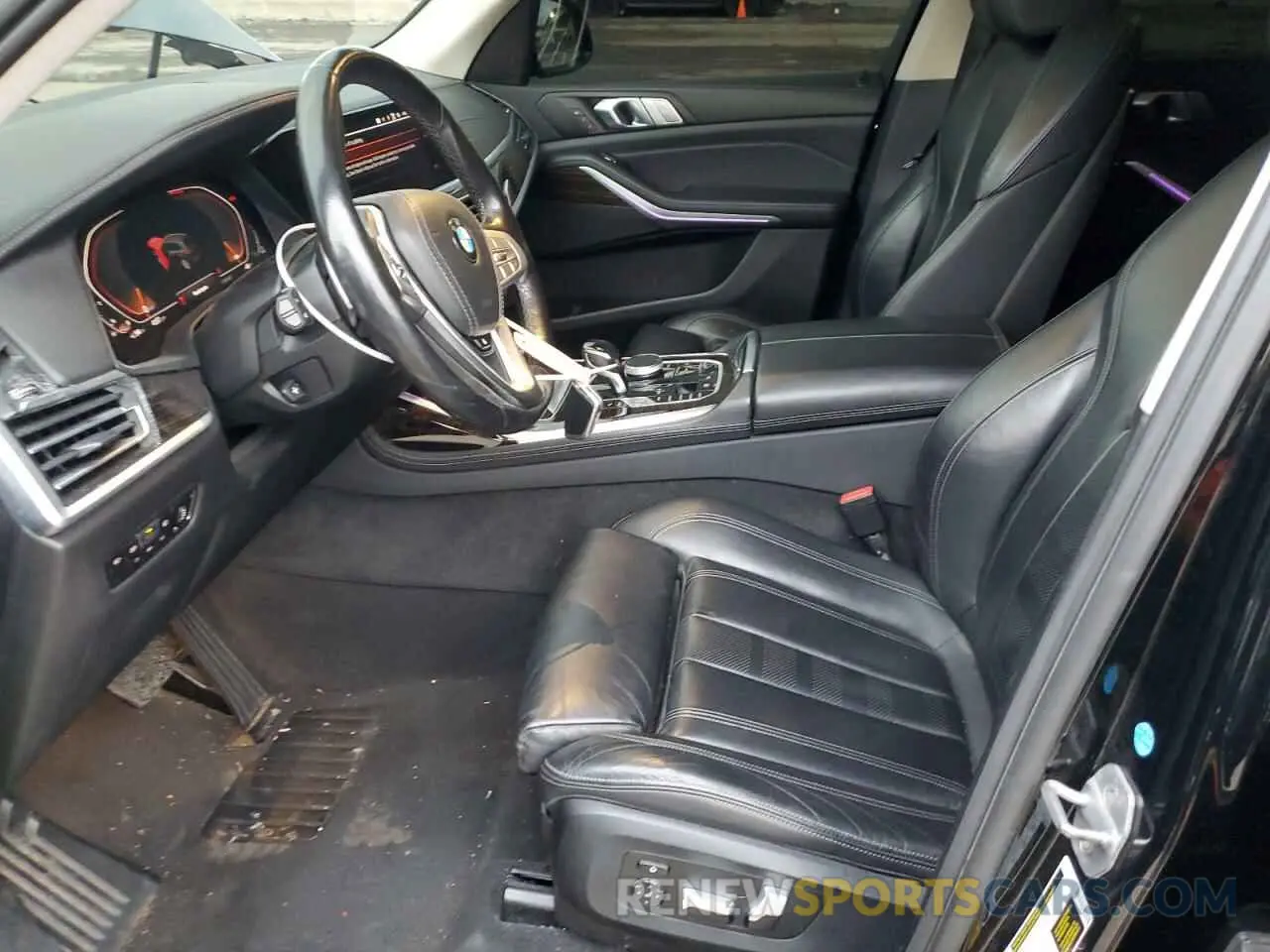 7 fotografías del automóvil dañado 5UXCW2C08L9B52077 BMW X7 2020