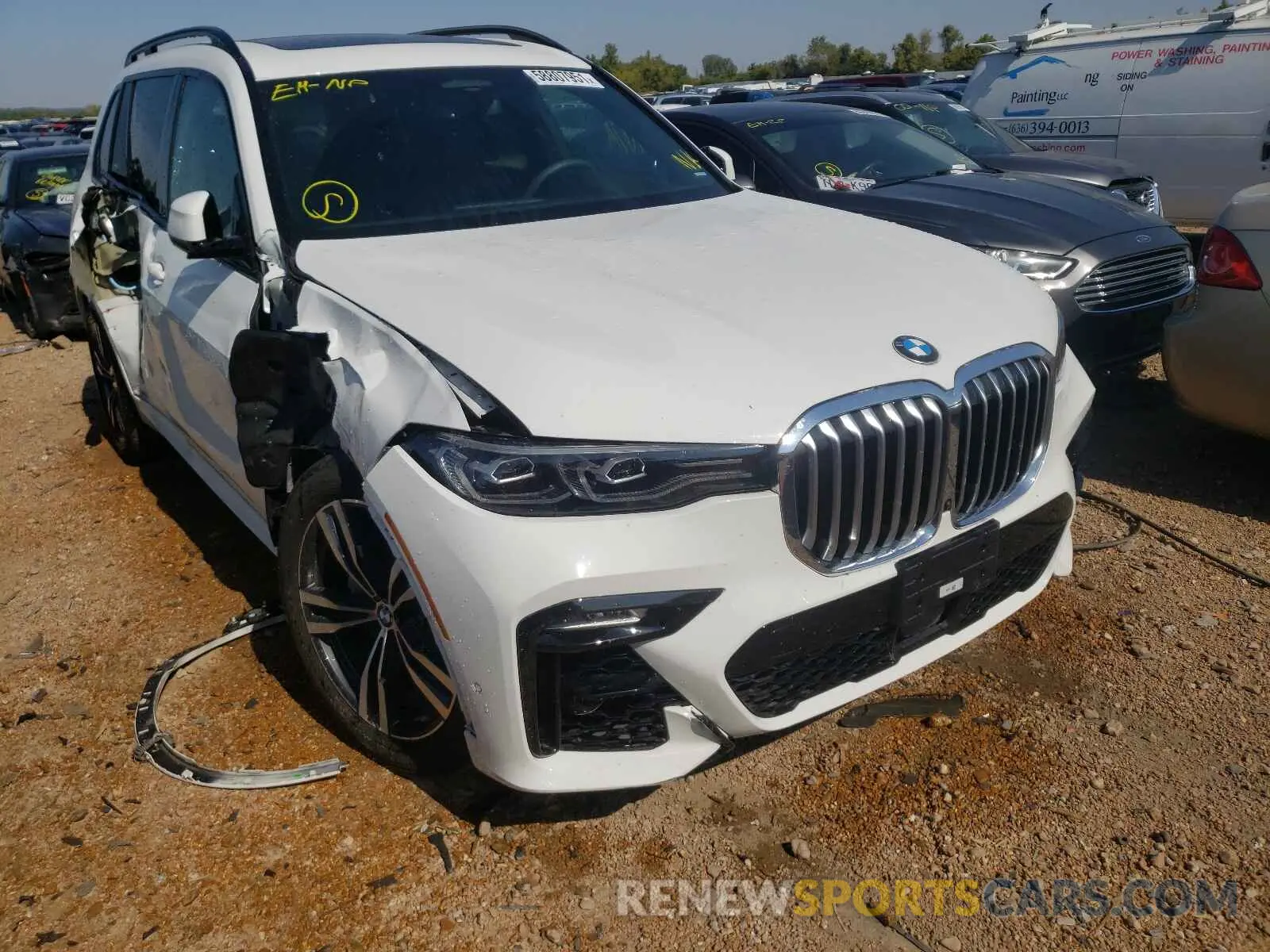 1 fotografías del automóvil dañado 5UXCW2C08L9B64259 BMW X7 2020