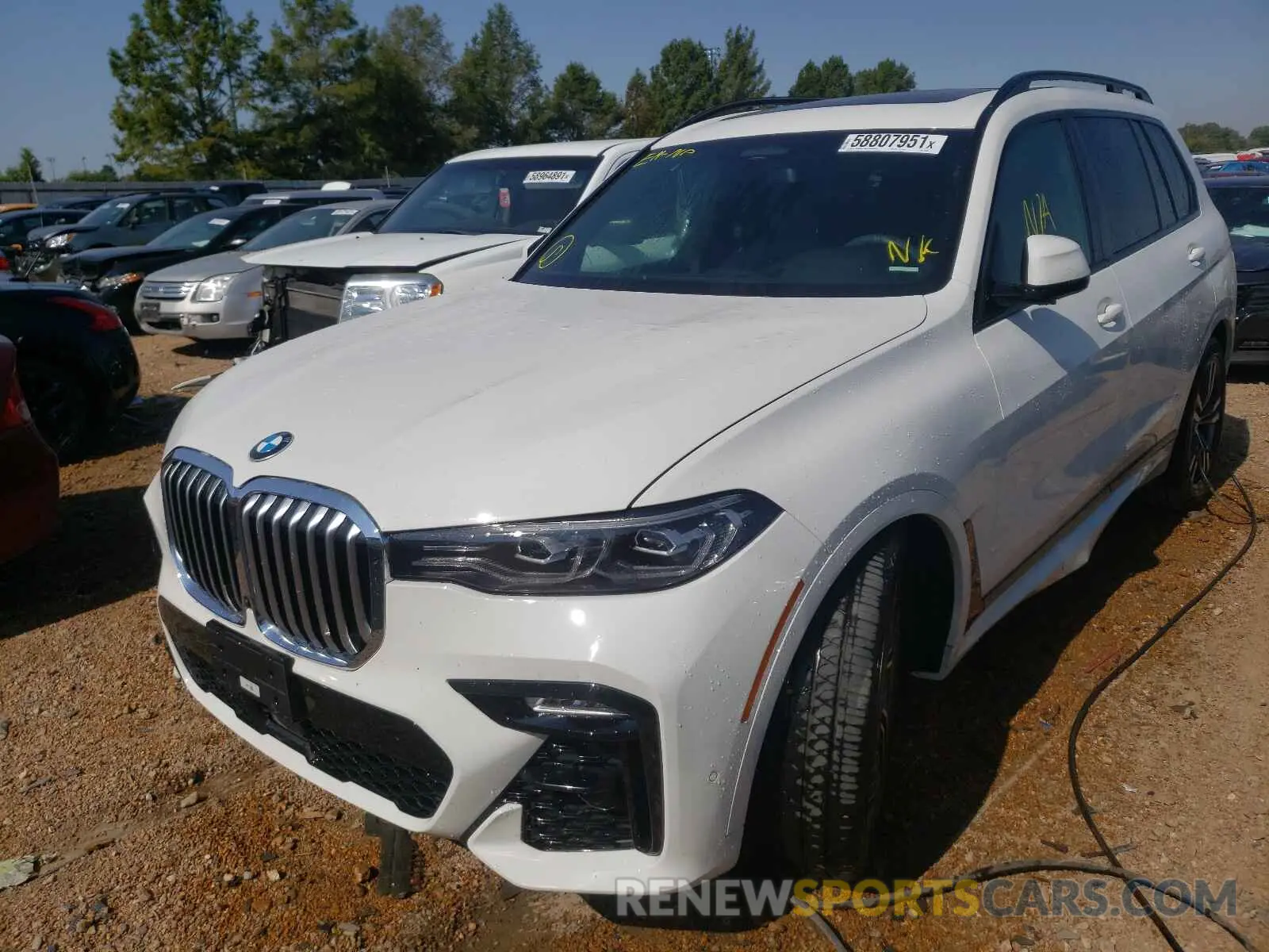 2 fotografías del automóvil dañado 5UXCW2C08L9B64259 BMW X7 2020
