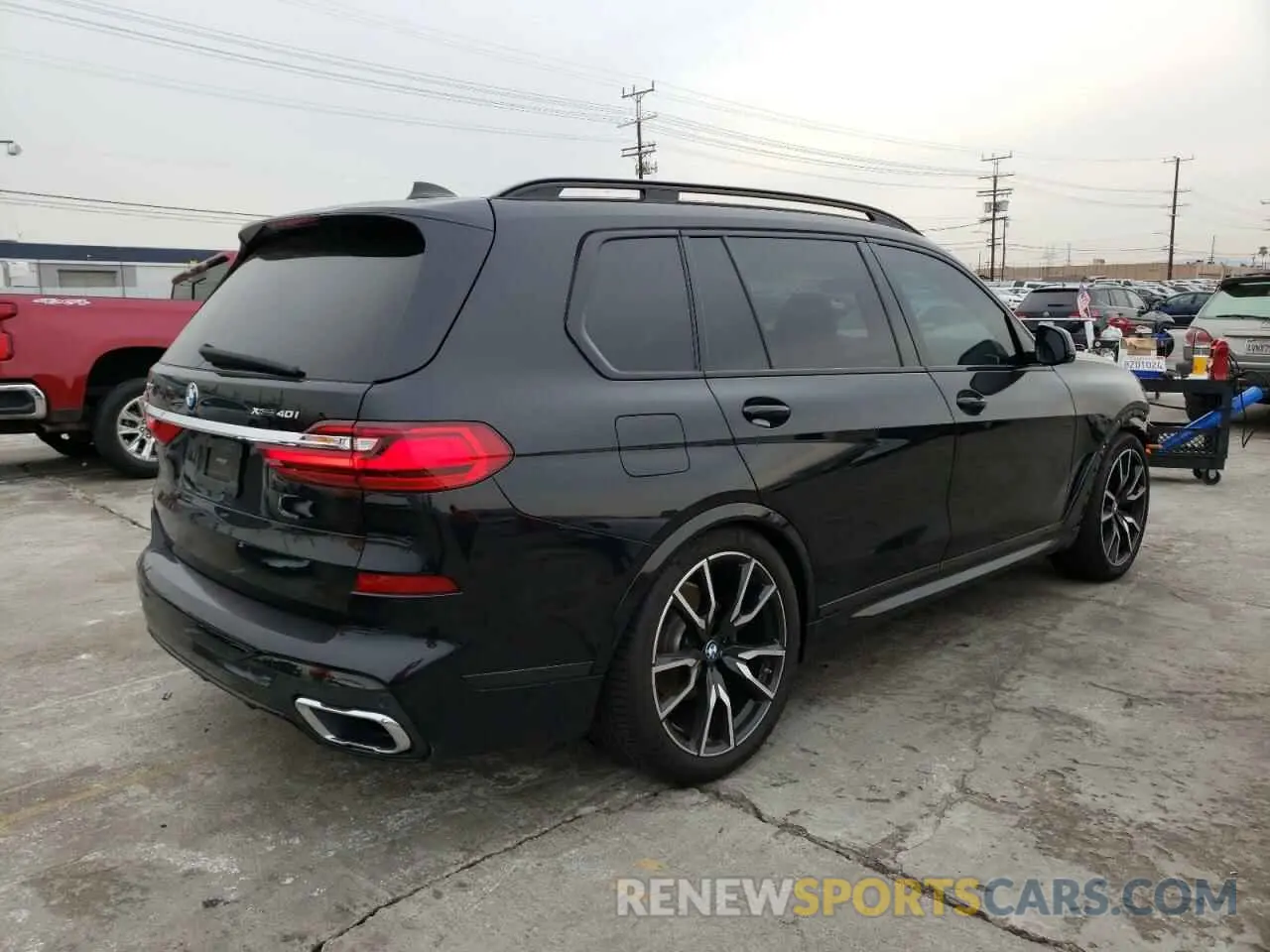 3 fotografías del automóvil dañado 5UXCW2C08L9C74860 BMW X7 2020
