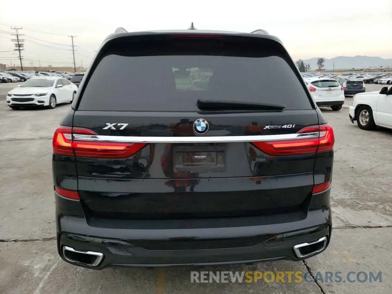6 fotografías del automóvil dañado 5UXCW2C08L9C74860 BMW X7 2020