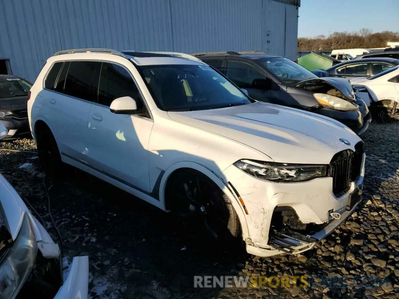 4 fotografías del automóvil dañado 5UXCW2C08L9D68950 BMW X7 2020
