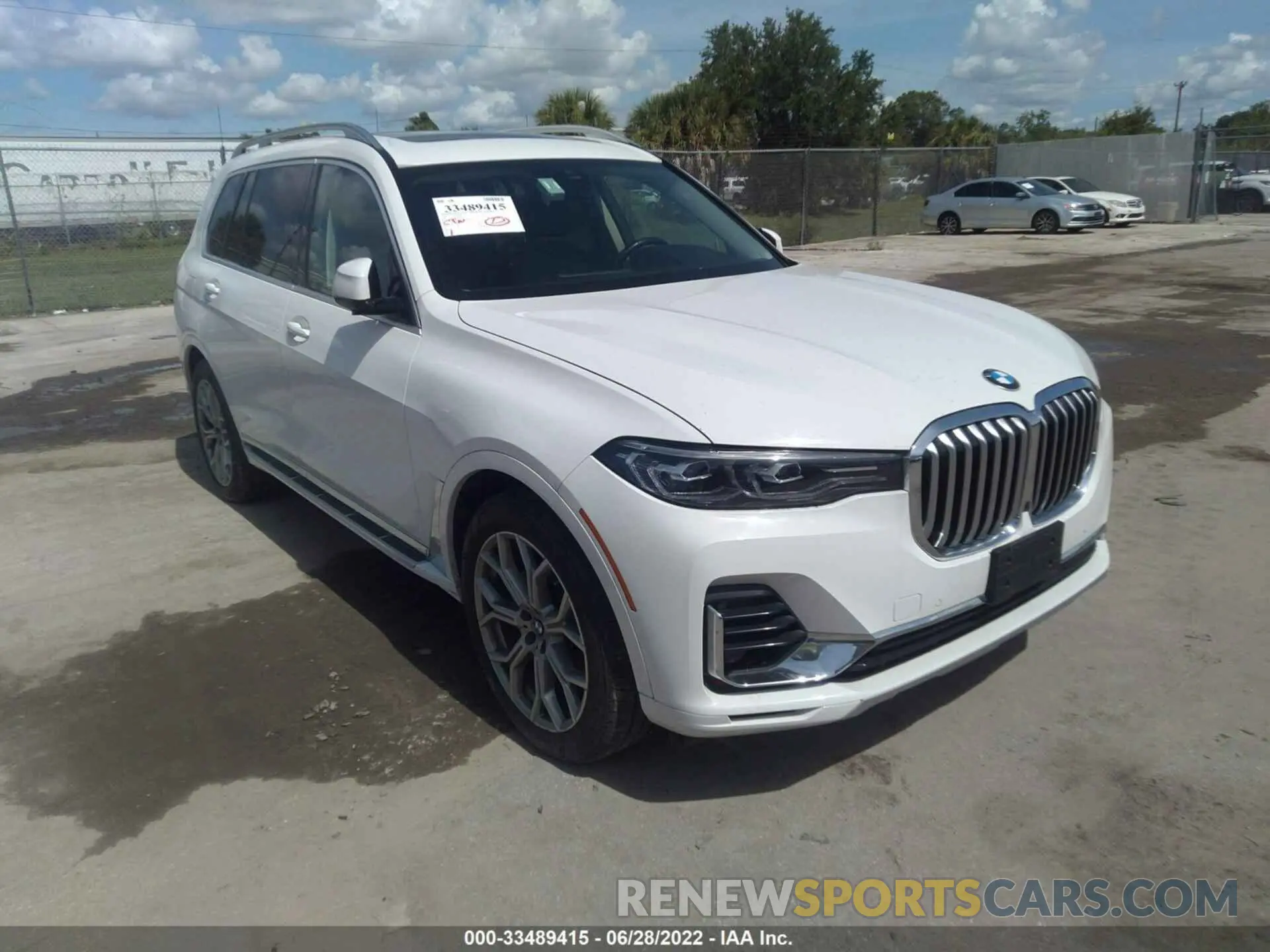 1 fotografías del automóvil dañado 5UXCW2C09L9B92863 BMW X7 2020