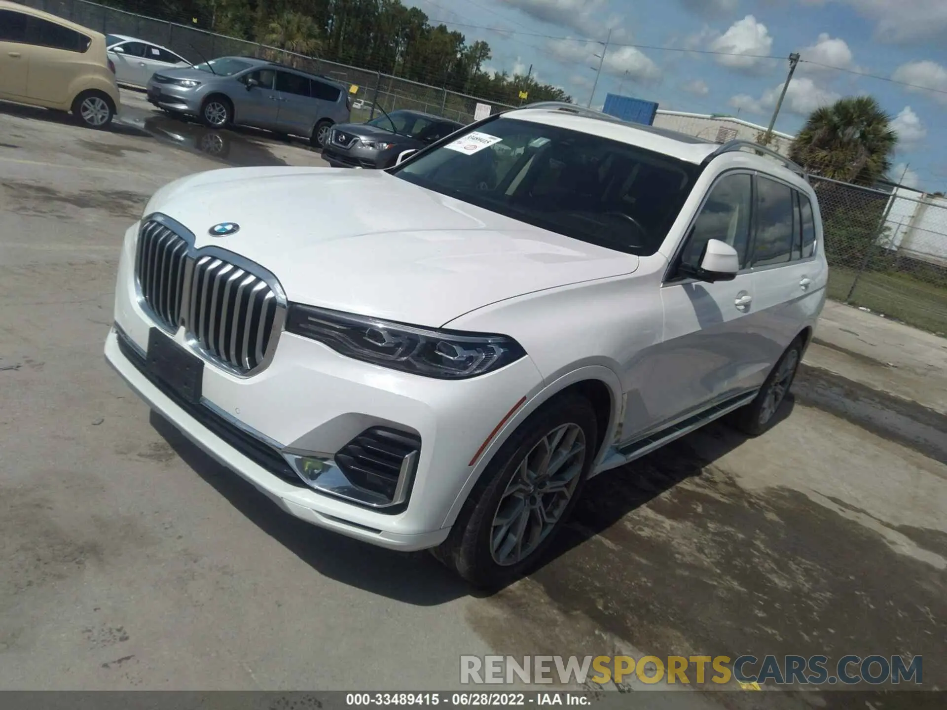 2 fotografías del automóvil dañado 5UXCW2C09L9B92863 BMW X7 2020