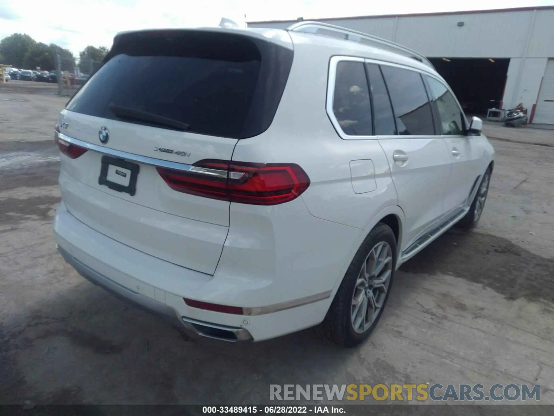 4 fotografías del automóvil dañado 5UXCW2C09L9B92863 BMW X7 2020