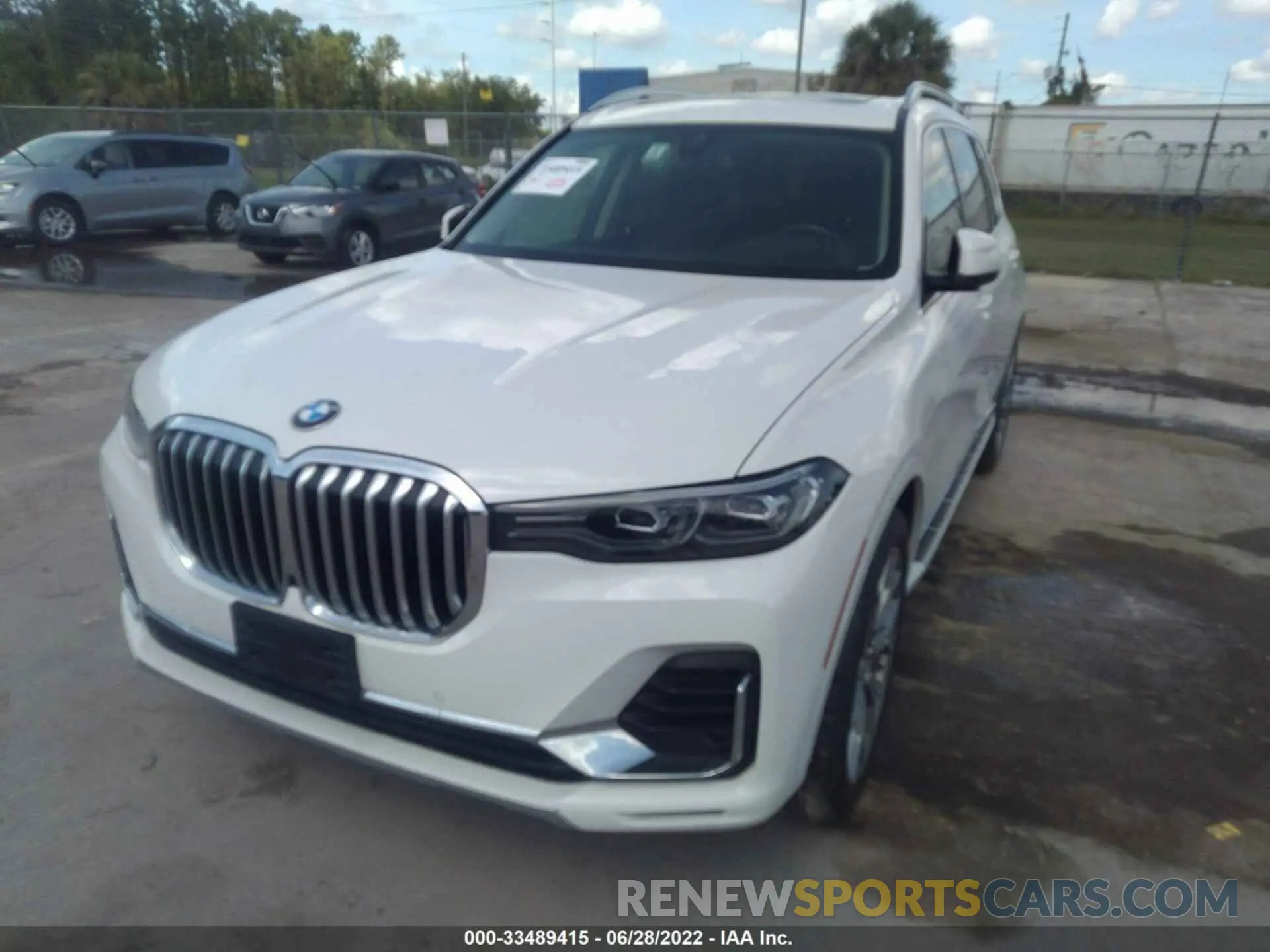 6 fotografías del automóvil dañado 5UXCW2C09L9B92863 BMW X7 2020