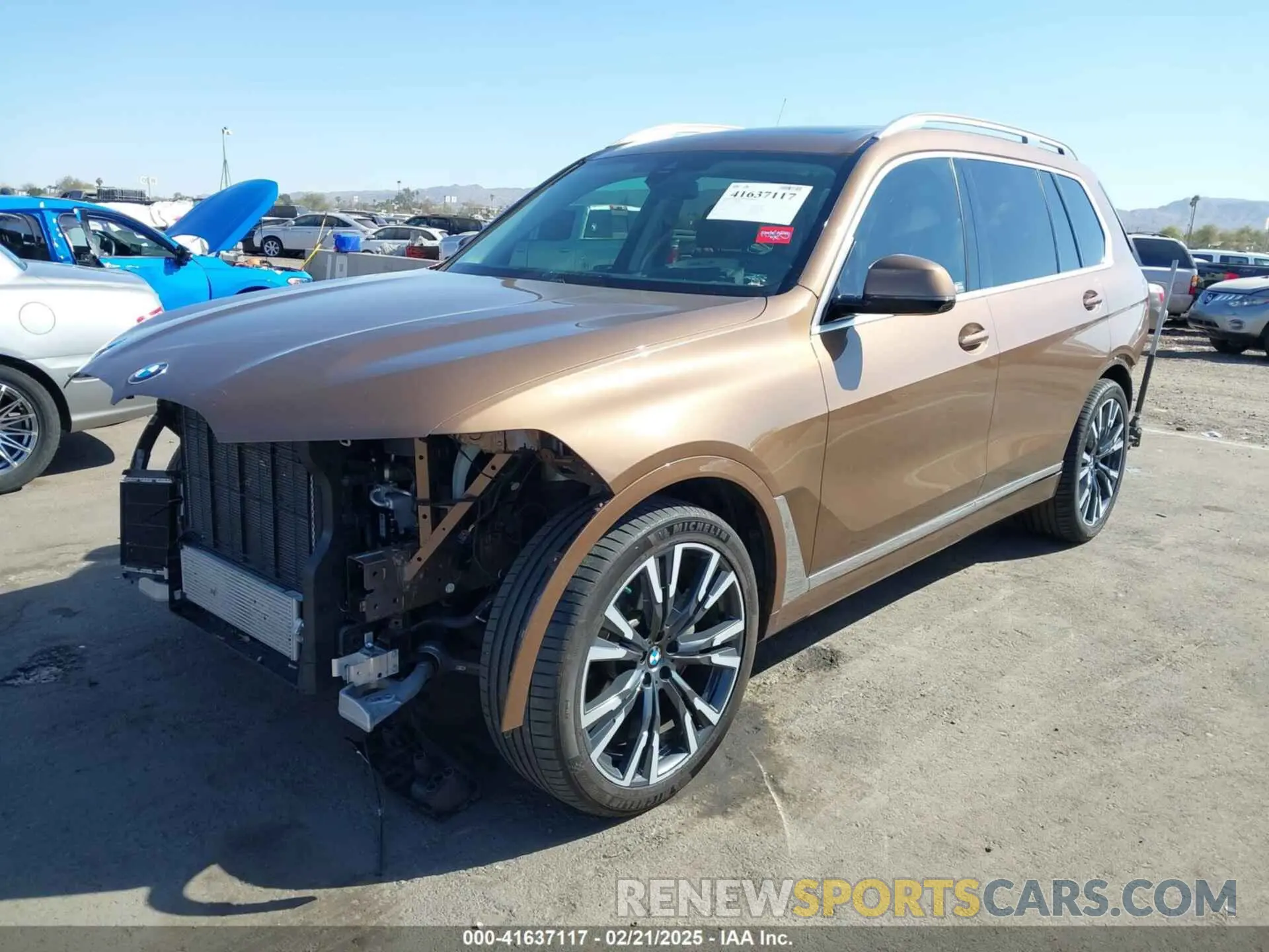 2 fotografías del automóvil dañado 5UXCW2C0XL9B48130 BMW X7 2020