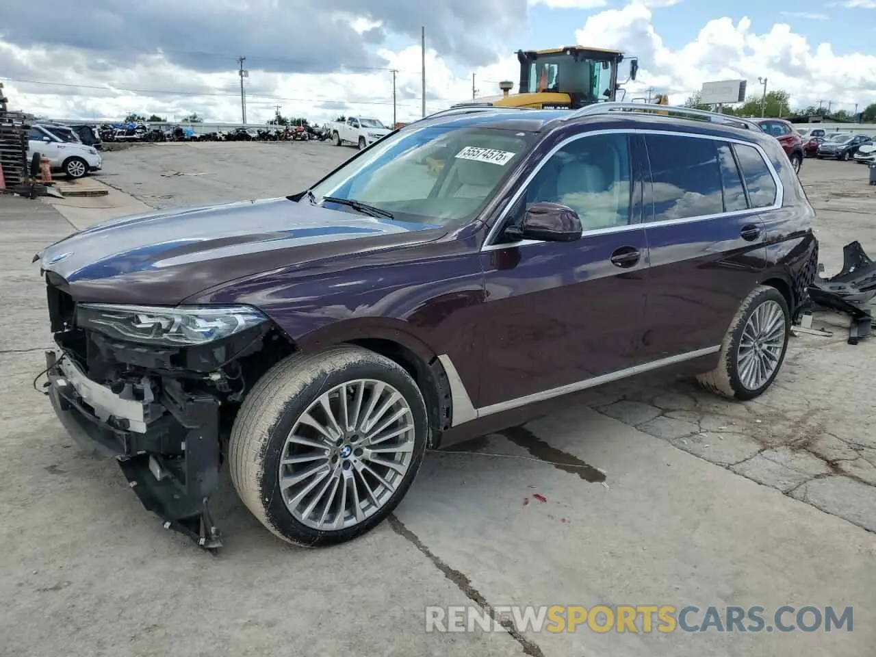 1 fotografías del automóvil dañado 5UXCW2C0XL9B72637 BMW X7 2020