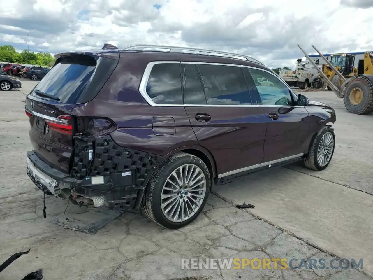 3 fotografías del automóvil dañado 5UXCW2C0XL9B72637 BMW X7 2020
