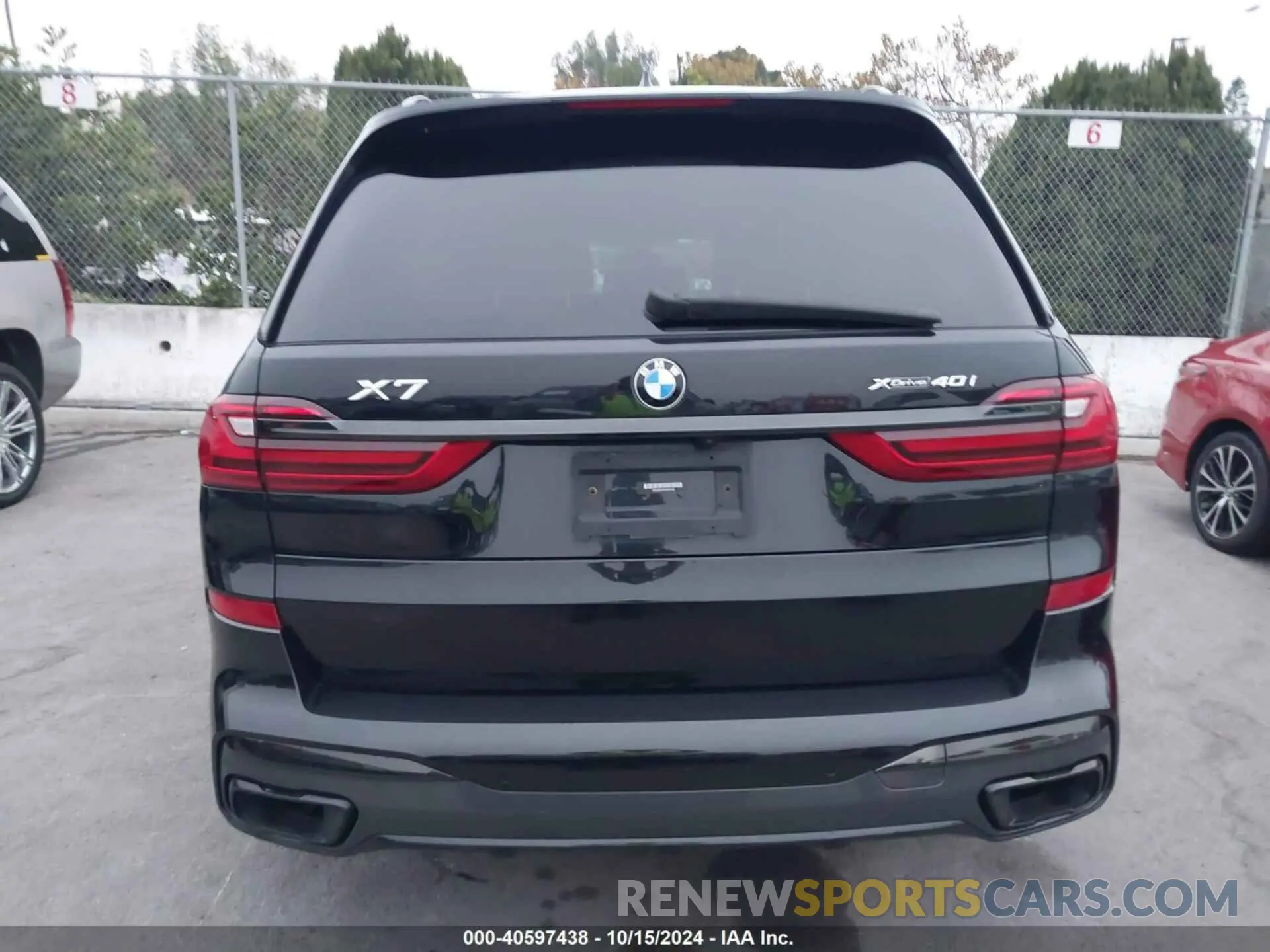 15 fotografías del automóvil dañado 5UXCW2C0XL9D43192 BMW X7 2020