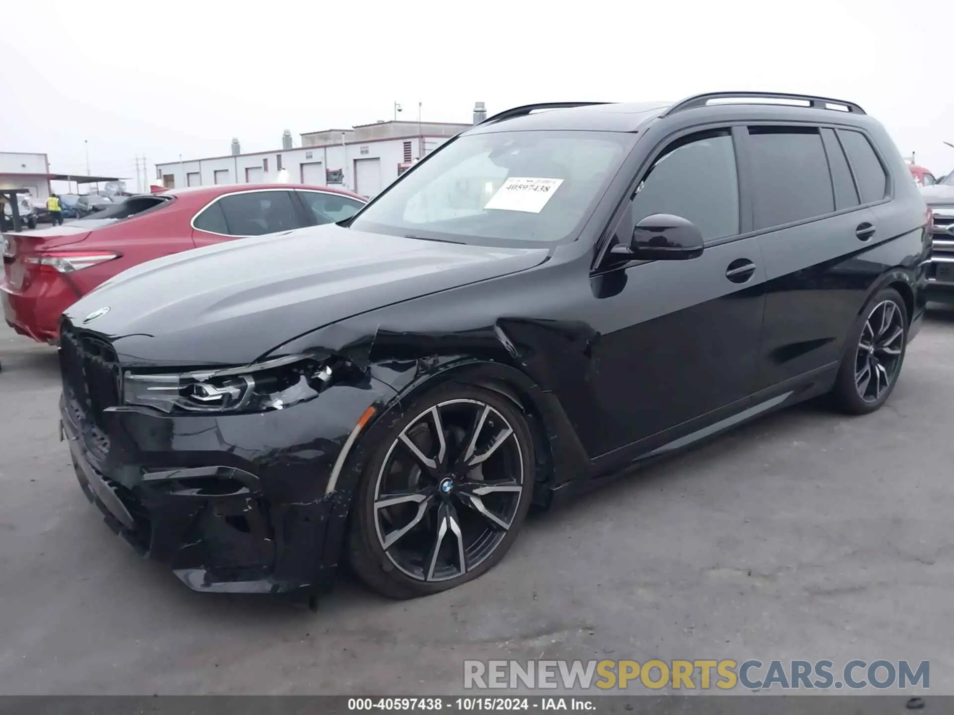 2 fotografías del automóvil dañado 5UXCW2C0XL9D43192 BMW X7 2020