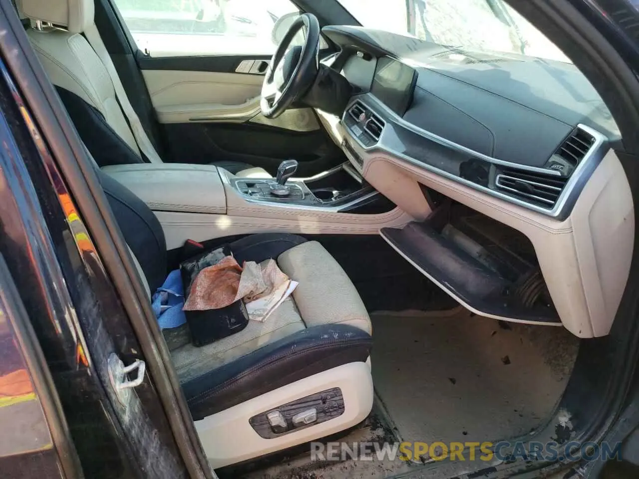 5 fotografías del automóvil dañado 5UXCX4C00L9D06046 BMW X7 2020