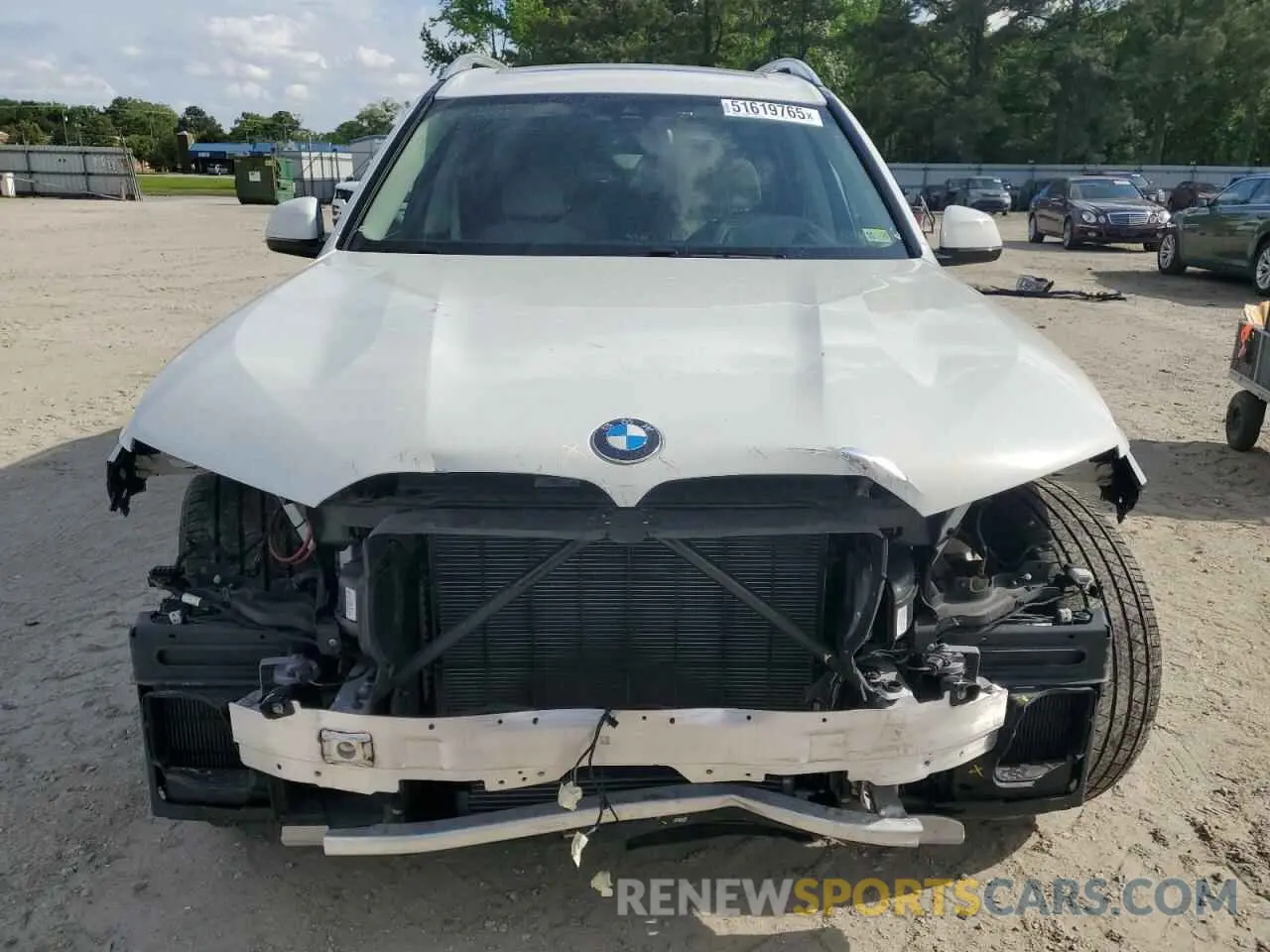 5 fotografías del automóvil dañado 5UXCX4C02LLS39370 BMW X7 2020