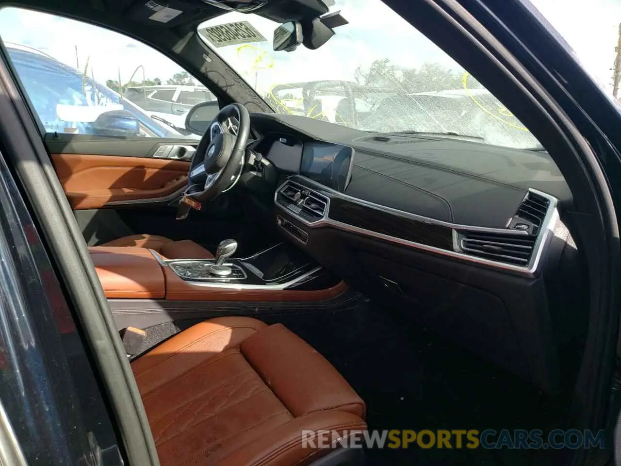 5 fotografías del automóvil dañado 5UXCX6C00L9B79536 BMW X7 2020