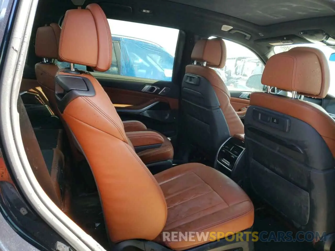 6 fotografías del automóvil dañado 5UXCX6C00L9B79536 BMW X7 2020