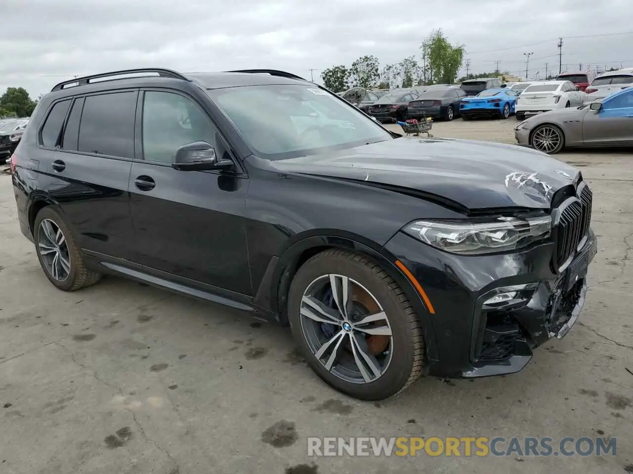 4 fotografías del automóvil dañado 5UXCX6C04L9B99921 BMW X7 2020