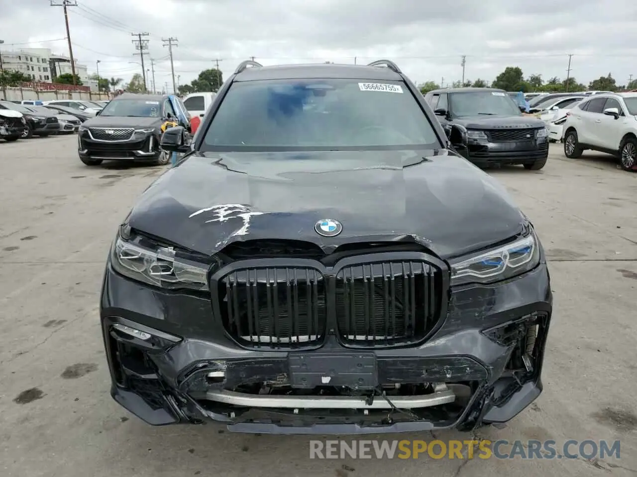 5 fotografías del automóvil dañado 5UXCX6C04L9B99921 BMW X7 2020