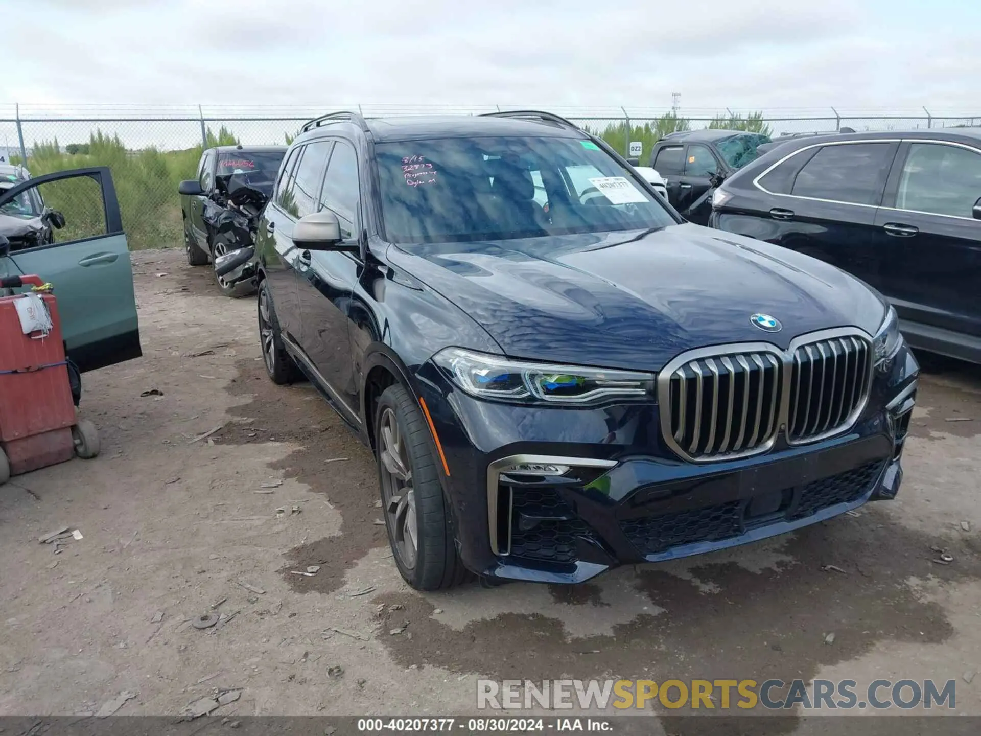 1 fotografías del automóvil dañado 5UXCX6C0XL9B83397 BMW X7 2020