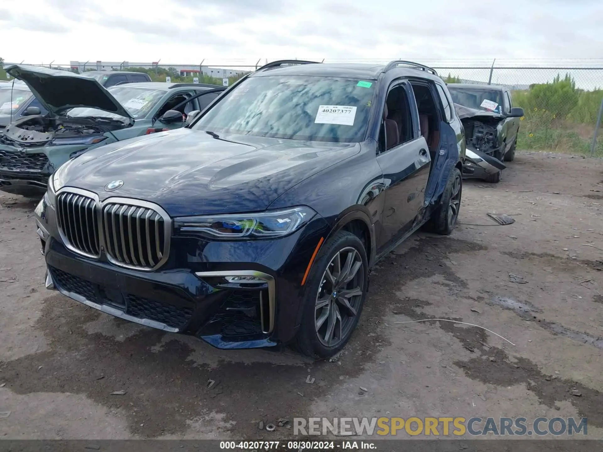 2 fotografías del automóvil dañado 5UXCX6C0XL9B83397 BMW X7 2020