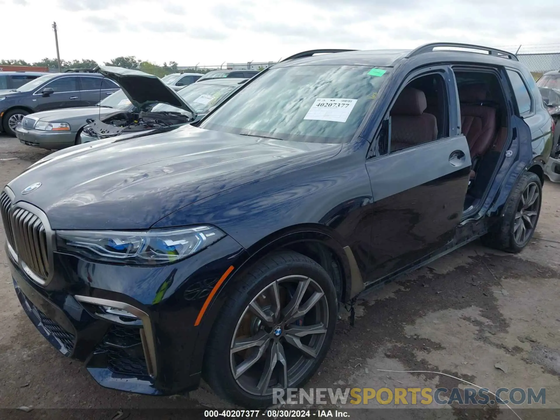 6 fotografías del automóvil dañado 5UXCX6C0XL9B83397 BMW X7 2020