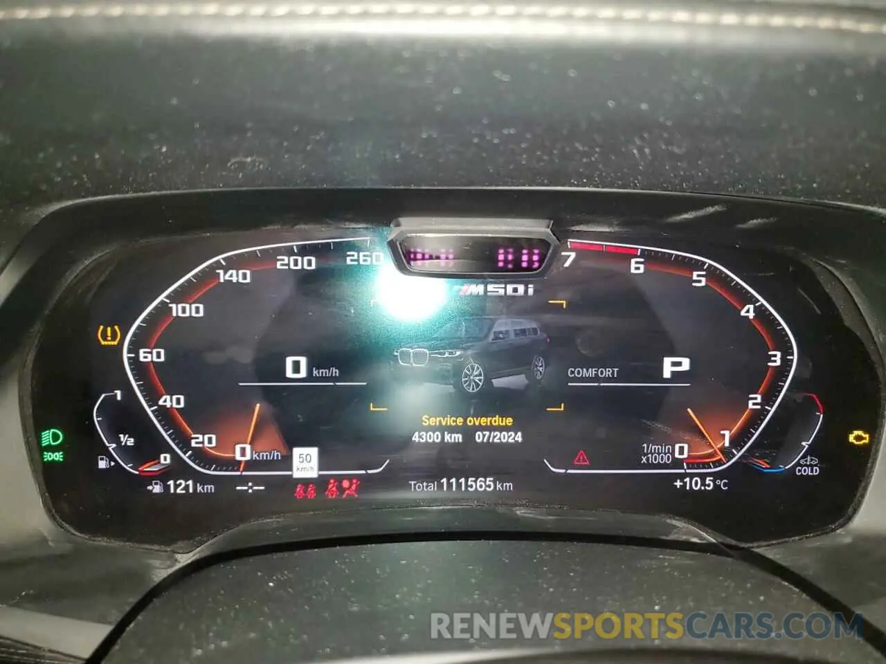 9 fotografías del automóvil dañado 5UXCX6C0XL9B95176 BMW X7 2020
