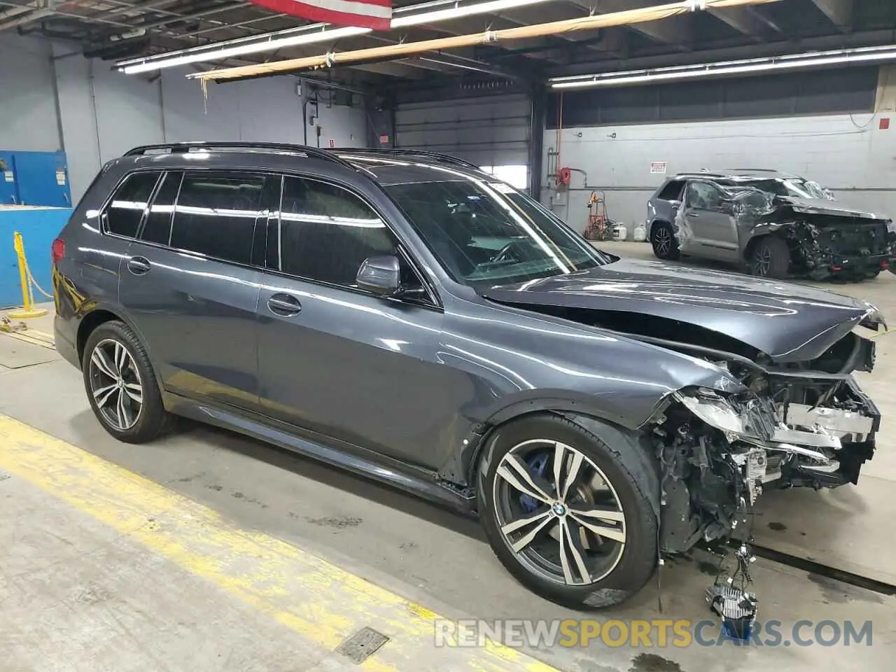 4 fotografías del automóvil dañado 5UXCX6C0XL9C50080 BMW X7 2020