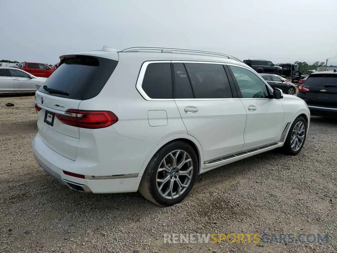 3 fotografías del automóvil dañado 5UXCW2C00M9E83530 BMW X7 2021