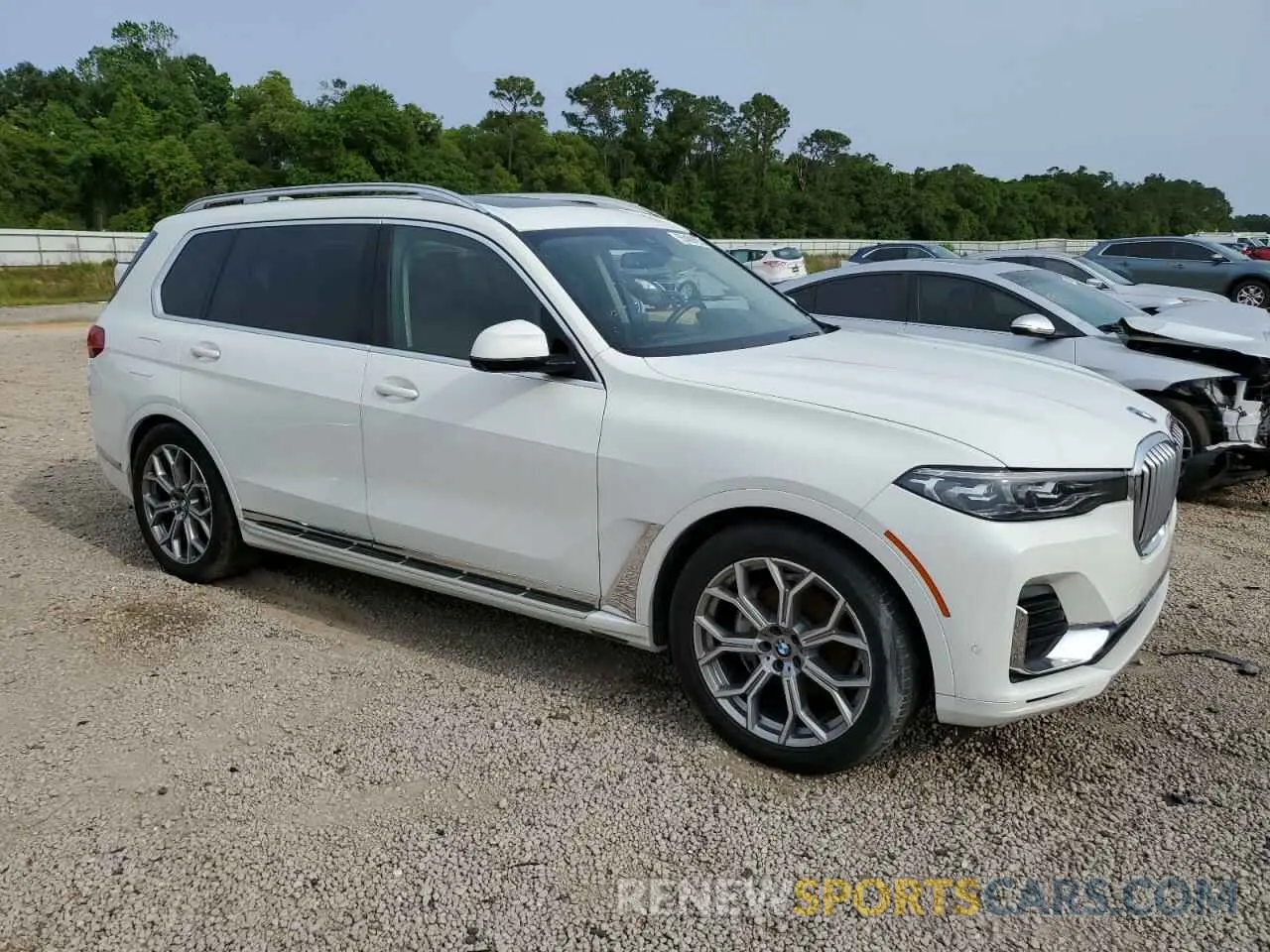 4 fotografías del automóvil dañado 5UXCW2C00M9E83530 BMW X7 2021